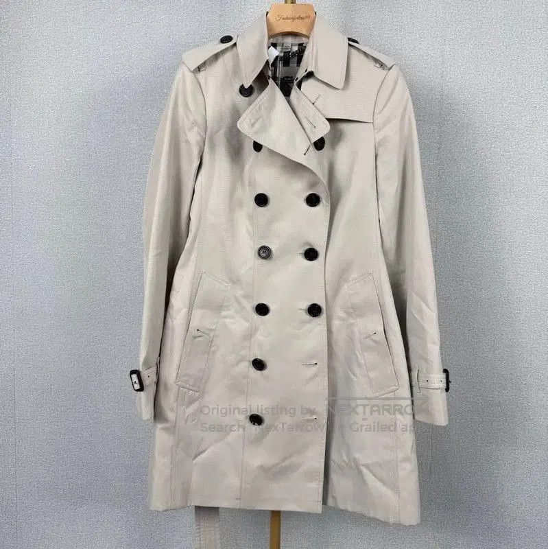 Burberry Burberry Khaki Cotton Women's Trench Coat. Size XXS / US 00 / IT 34 - 1 Thumbnail