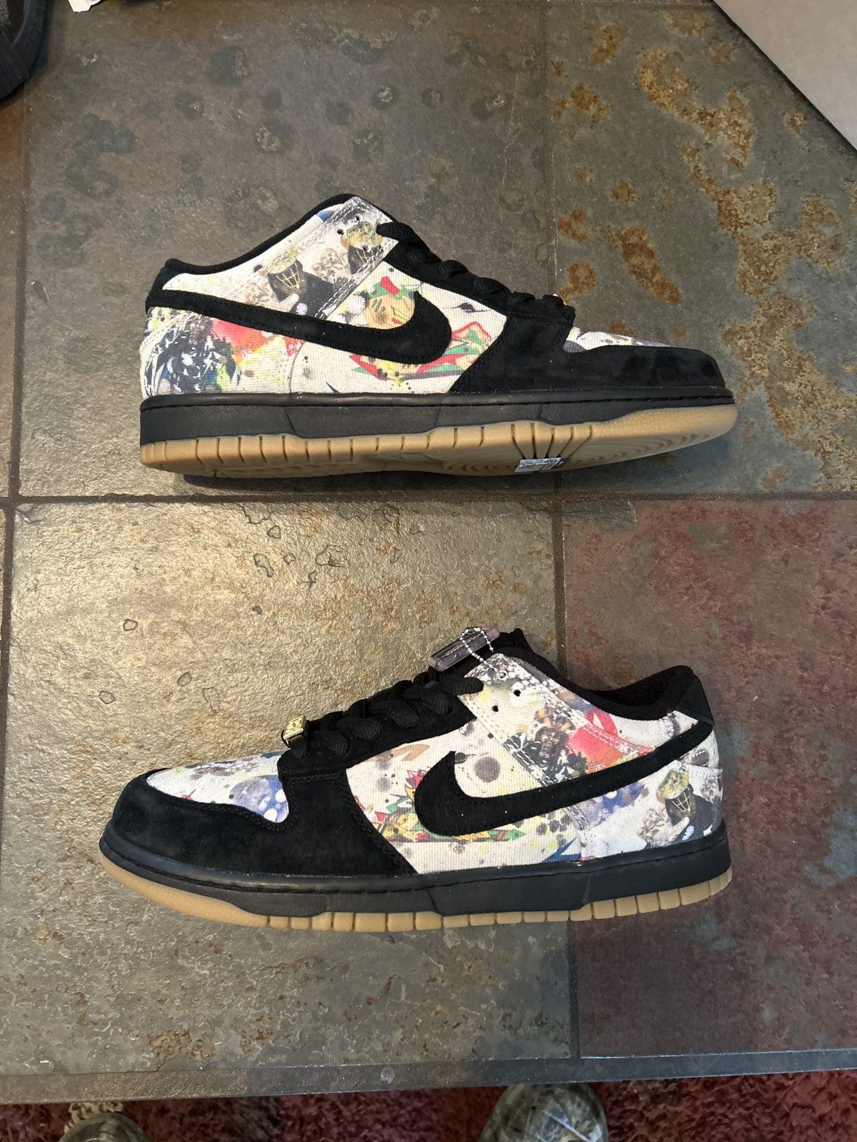 Nike SB Nike SB Dunk Low x Supreme Rammellzee Size US 10.5 / EU 43-44 - 1 Thumbnail