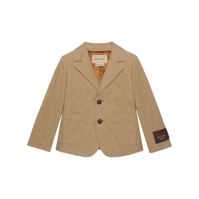 Gucci Gucci Corduroy Notch Lapel Jacket Size 10 Size US XXS / EU 40 - 1 Thumbnail