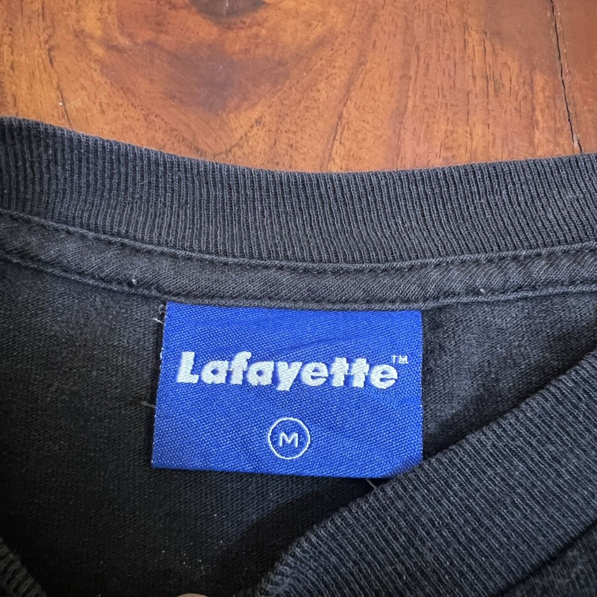 Lafayette 148 Lafayette Spell Out Logo Tshirt Size US M / EU 48-50 / 2 - 6 Thumbnail