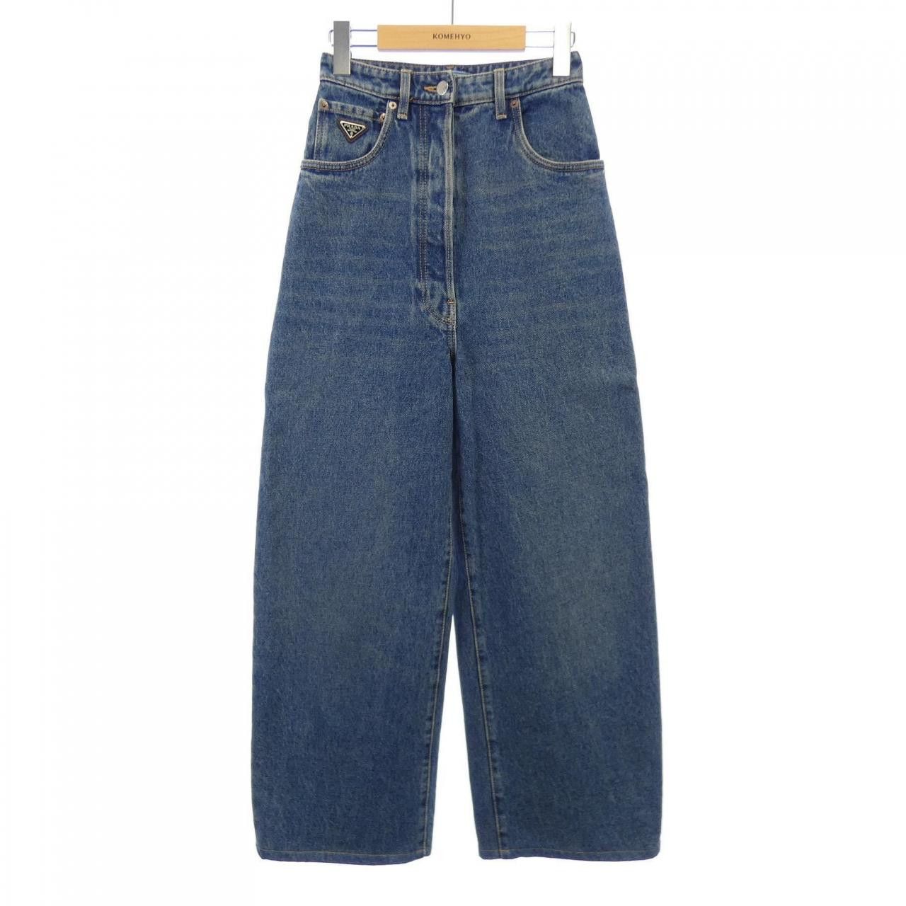 Prada Prada Prada Denim Jeans Textile Jeans GFP519SOOO12OY DUTY FREE for USA Size ONE SIZE - 1 Thumbnail