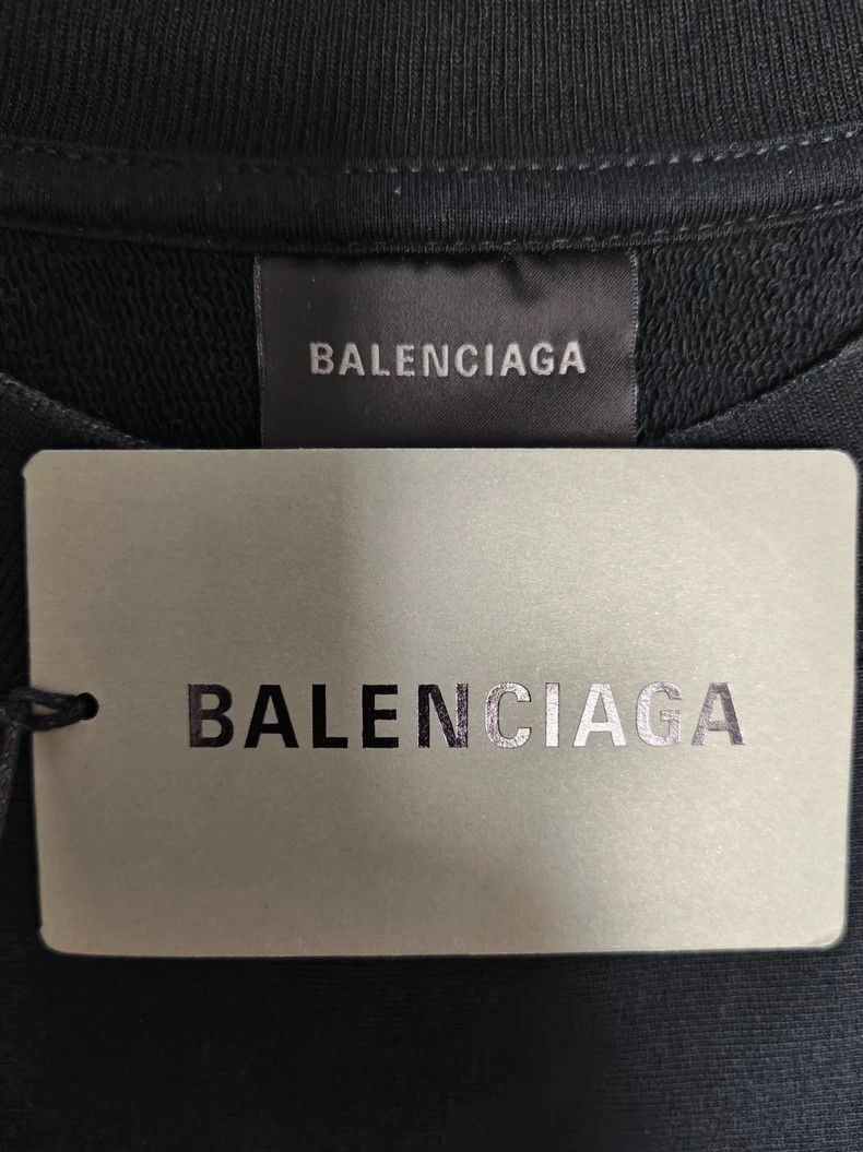 Balenciaga Balenciaga Balenciaga Logo Print Round Neck Sweatshirt-250 Size US M / EU 48-50 / 2 - 5 Thumbnail