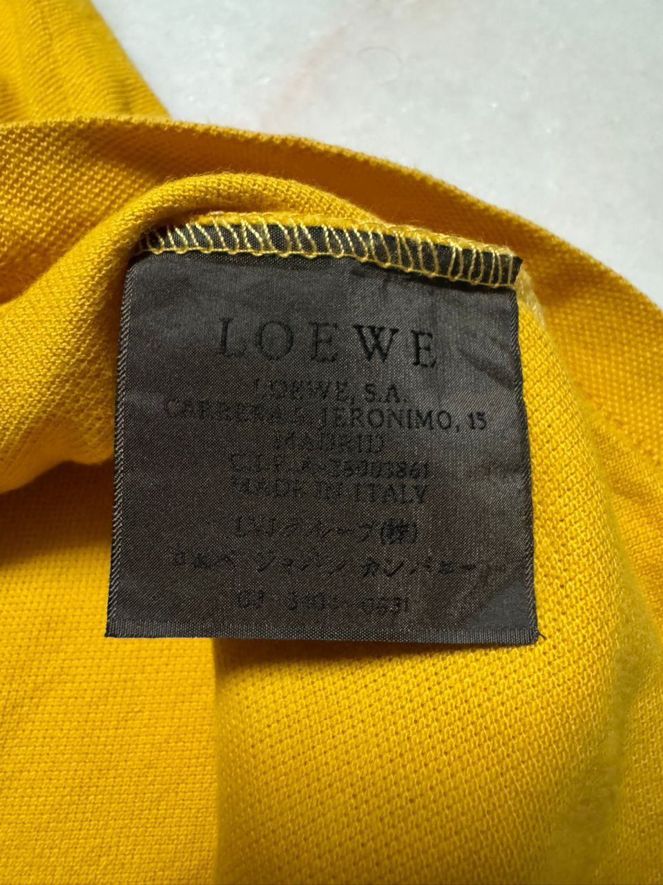 Loewe 💥90s Loewe Quick Pocket Embroidery Logo Polo Made In Italy Size US S / EU 44-46 / 1 - 9 Thumbnail