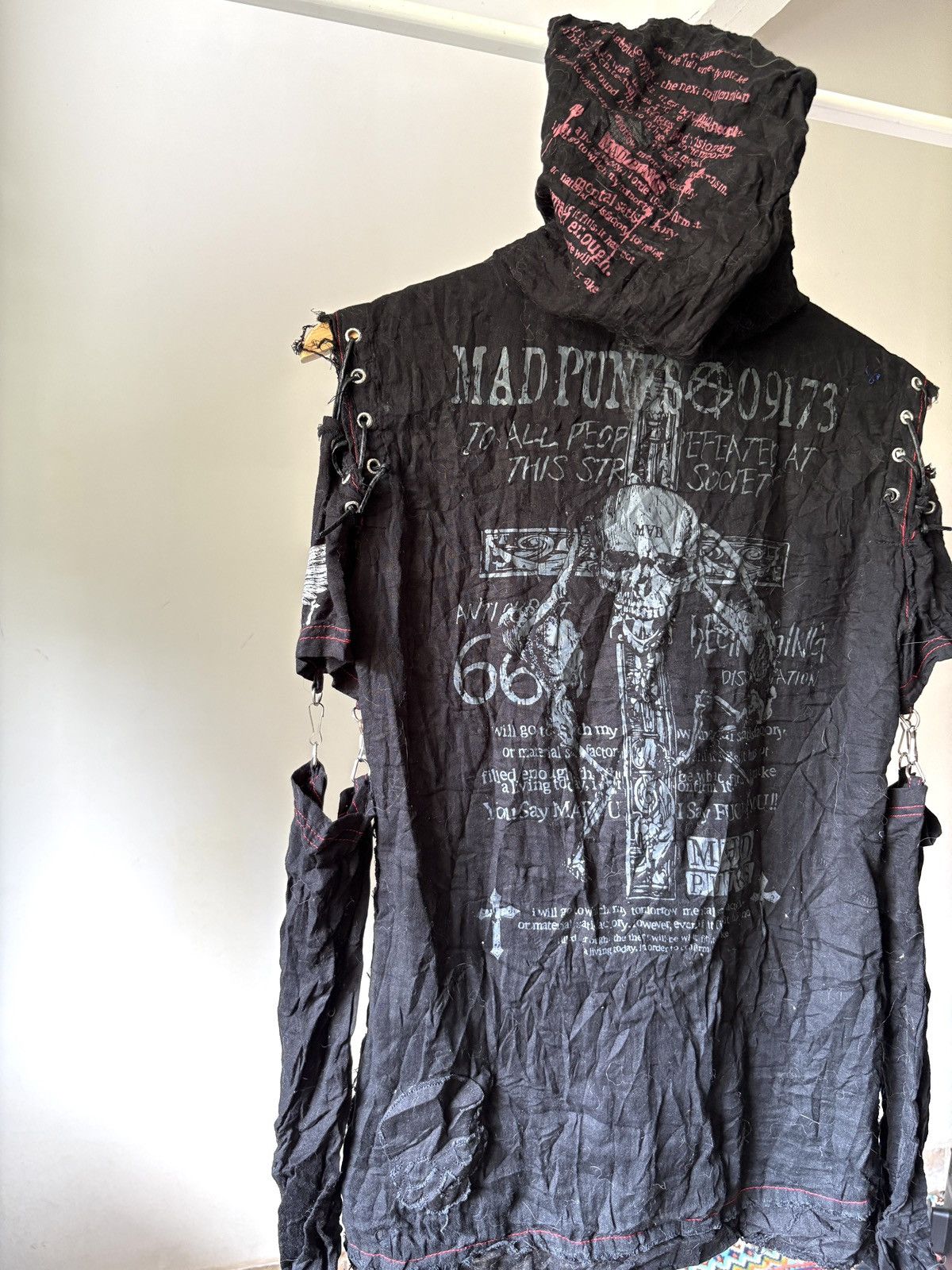 Japanese Brand Mad Punks Anarchic Gothic Punk Zip Up Size M / US 6-8 / IT 42-44 - 4 Thumbnail