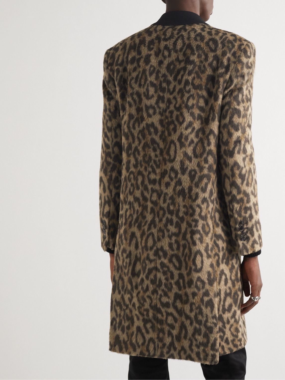 Amiri o1y0525 Leopard-print Coat in Brown/Black Size US L / EU 52-54 / 3 - 4 Thumbnail