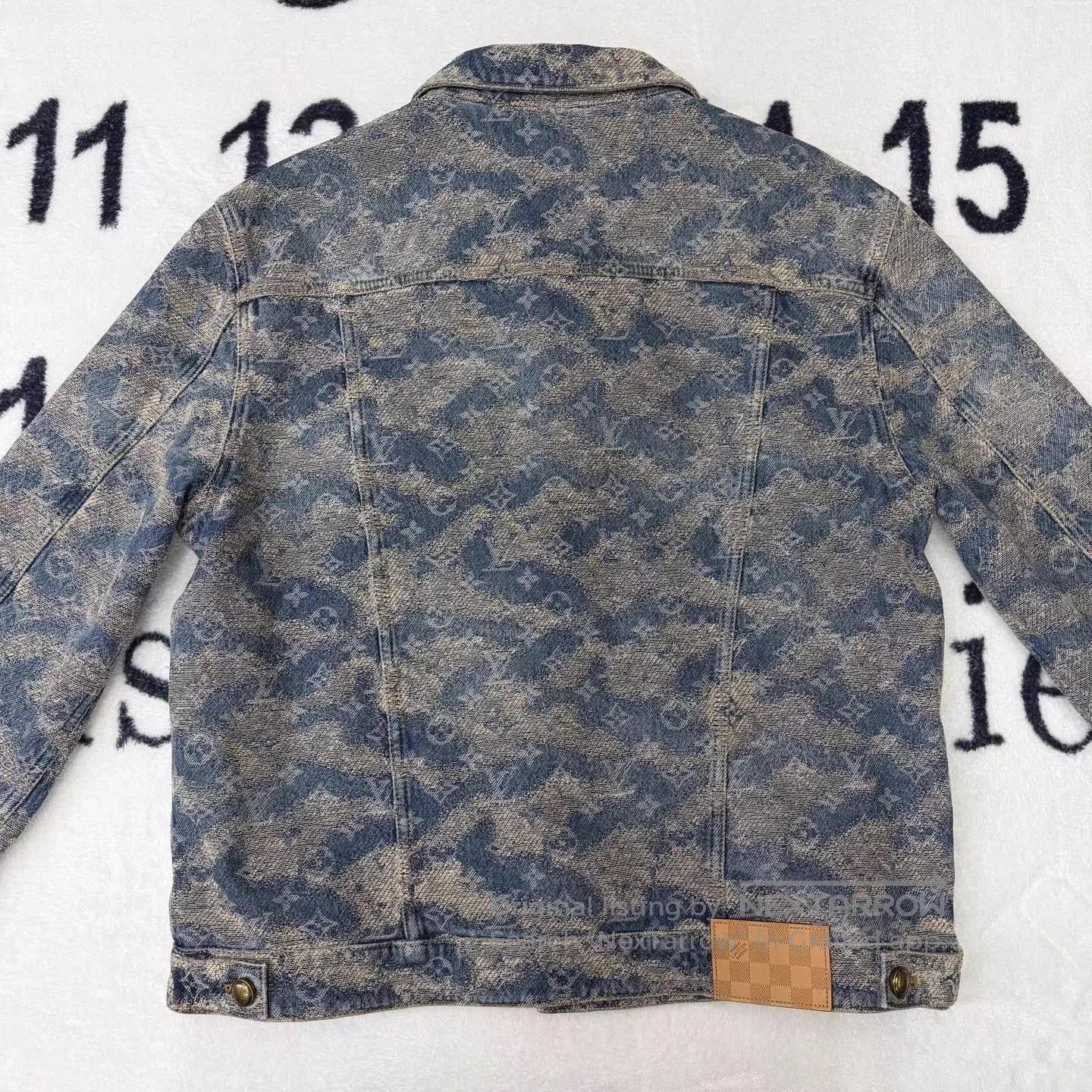 Louis Vuitton Blue Camouflage Denim Jacket . Size US XL / EU 56 / 4 - 2 Thumbnail