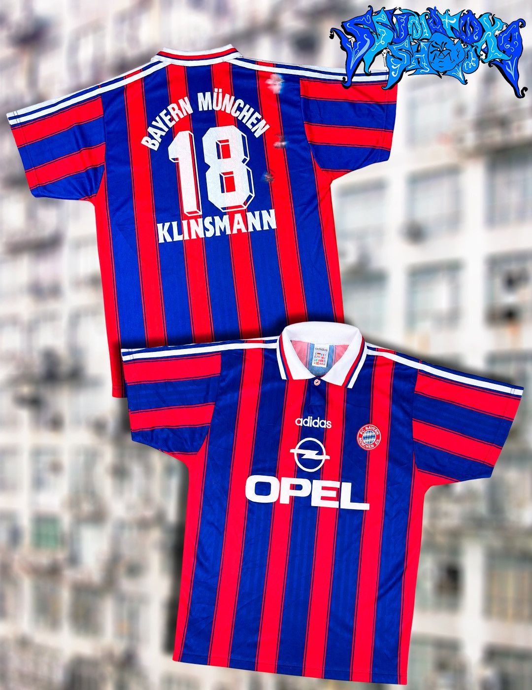 Adidas Vintage 90s Adidas FC Bayern Munich 1995/97 Home Jersey Opel Size US M / EU 48-50 / 2 - 1 Thumbnail