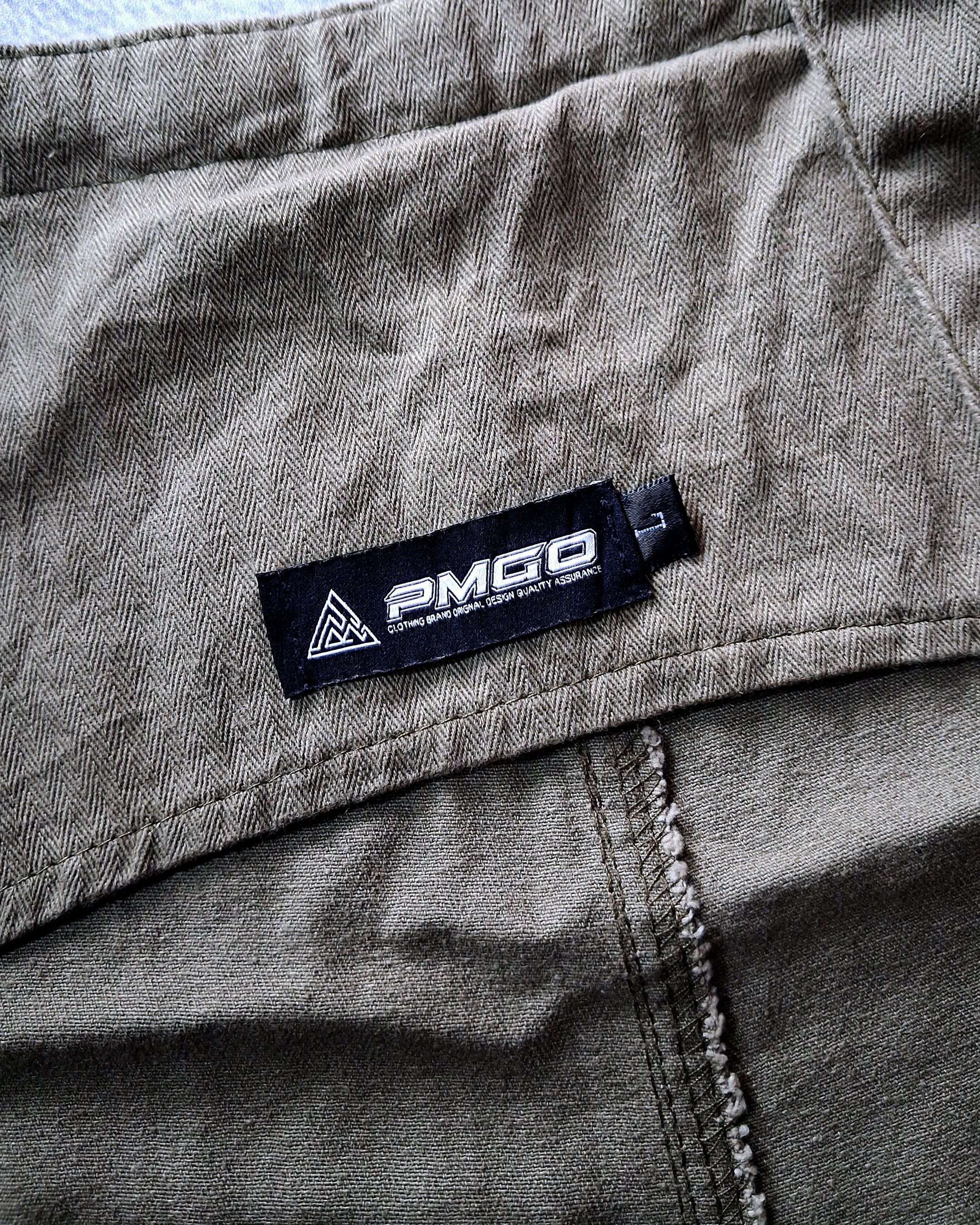 Japanese Brand PMGO HERRINGBONE TWILL HBT OLIVE GREEN DECK OVERALL Size US 43 - 10 Thumbnail