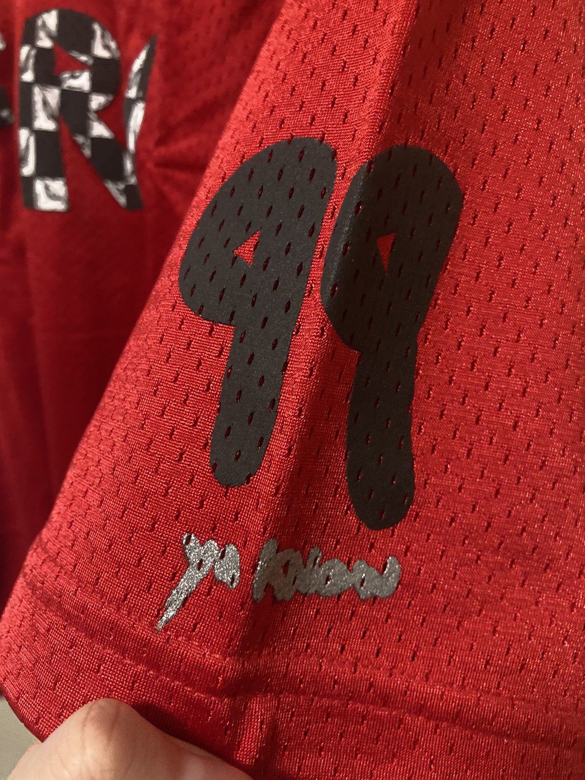Chrome Hearts × Matty Boy Chrome hearts x matty boy stadium jersey size L red Size US L / EU 52-54 / 3 - 4 Thumbnail