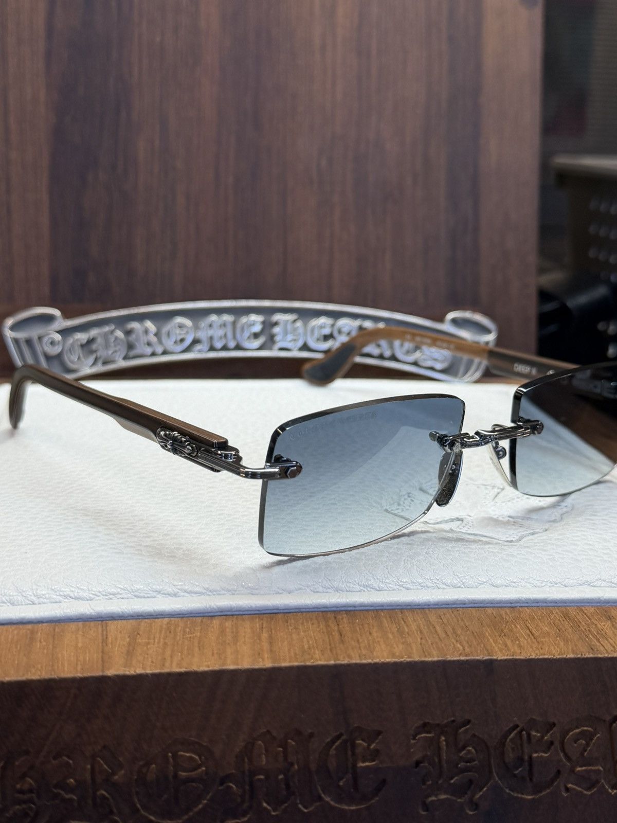 Chrome Hearts Chrome Hearts Deep II Sunglasses Size ONE SIZE - 8 Thumbnail