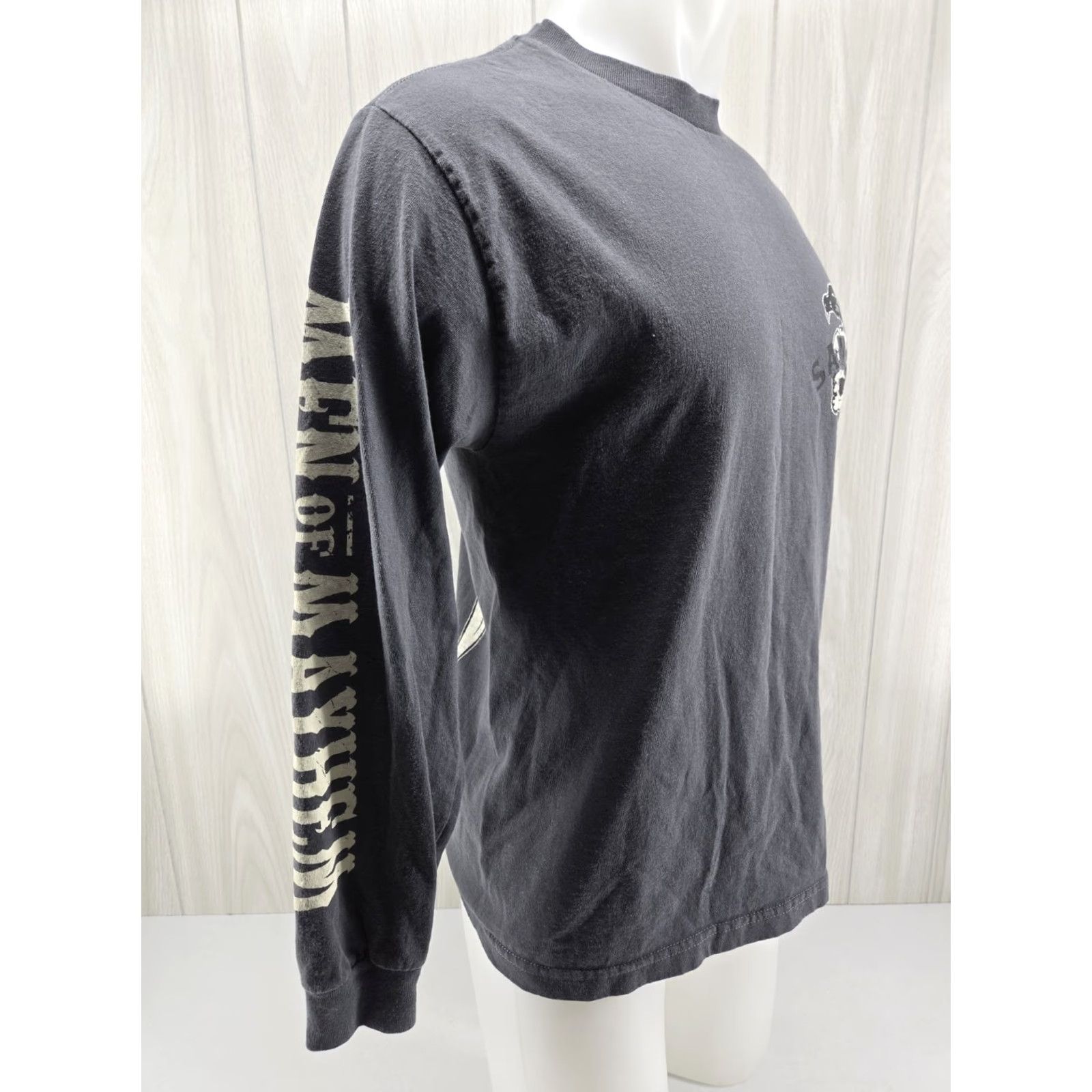 Vintage Sons of Anarchy Long Sleeve T-Shirt Gray Size Medium Men Crew Neck logo Size US M / EU 48-50 / 2 - 6 Thumbnail