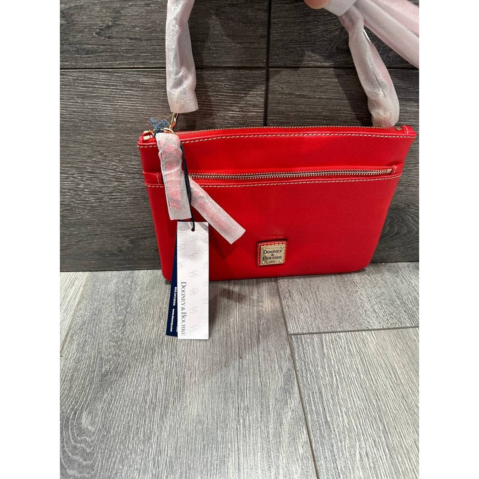 Dooney & Bourke Dooney & Bourke Saffiano Leather Patsy Crossbody Bag A675081 Size ONE SIZE - 5 Thumbnail