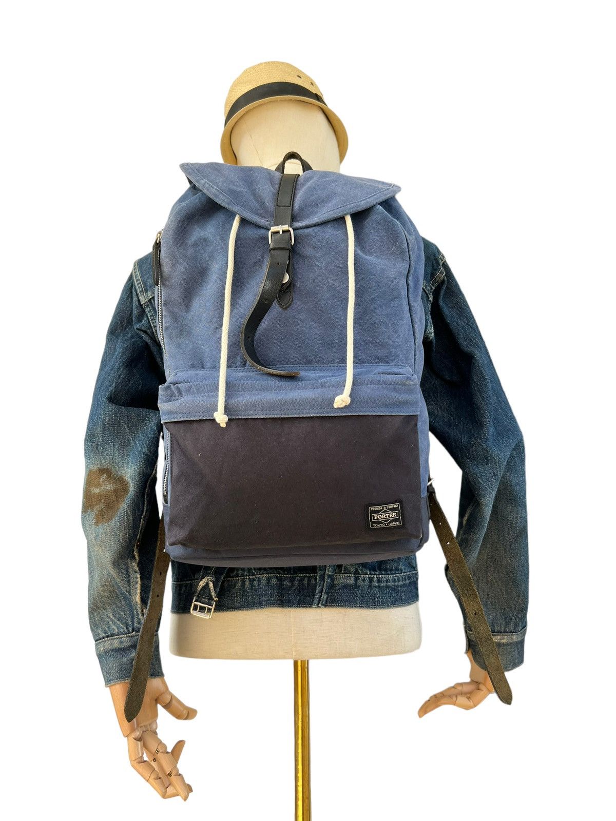Porter Porter Japan “ Used Look “ Backpack Rucksack Size ONE SIZE - 6 Thumbnail