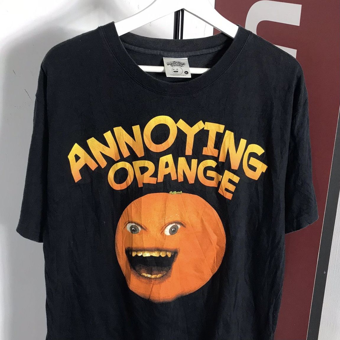 Cartoon Network vintage funny artwork Annoying Orange T-Shirt movie Size US L / EU 52-54 / 3 - 2 Thumbnail