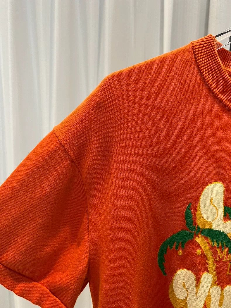 Louis Vuitton LOUIS VUITTON Coconut knit short sleeves 2501-Nextarrow Size US M / EU 48-50 / 2 - 5 Thumbnail