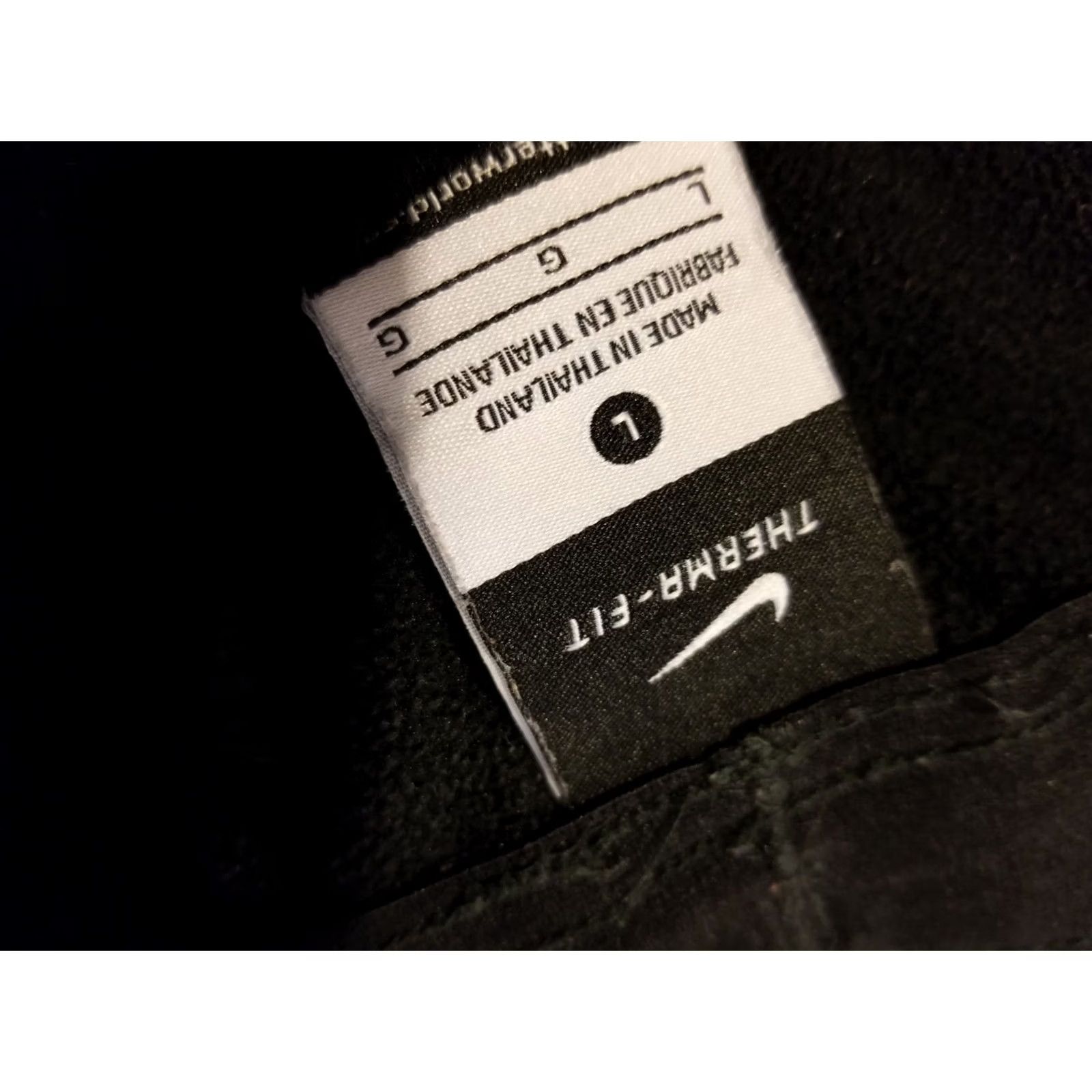 Nike Nike Pants L Large Black Athletic Gym Workout Mens Size US 33 - 7 Thumbnail