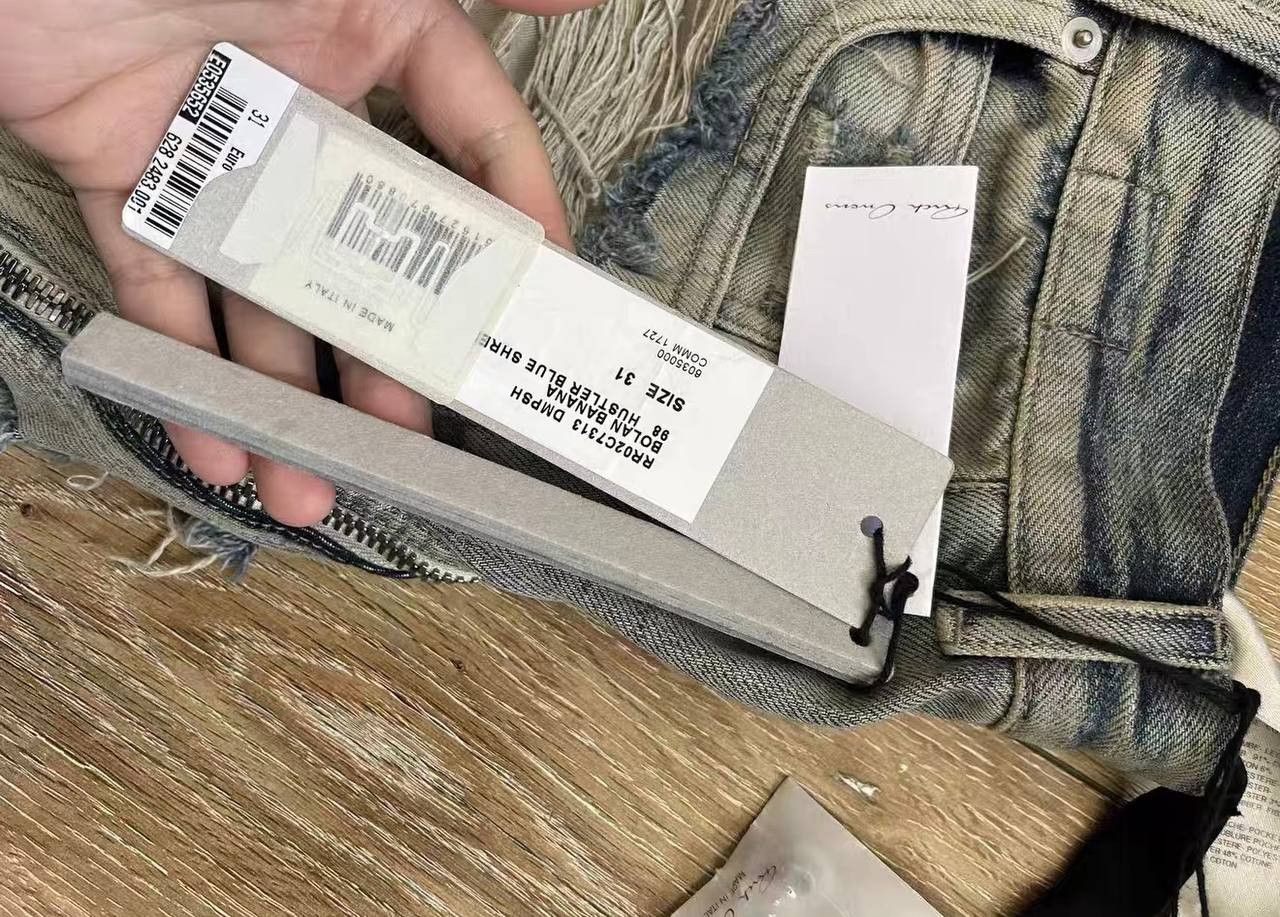 Rick Owens Ripped jeans, the best from the Rick Owens runway Size US 31 - 3 Thumbnail