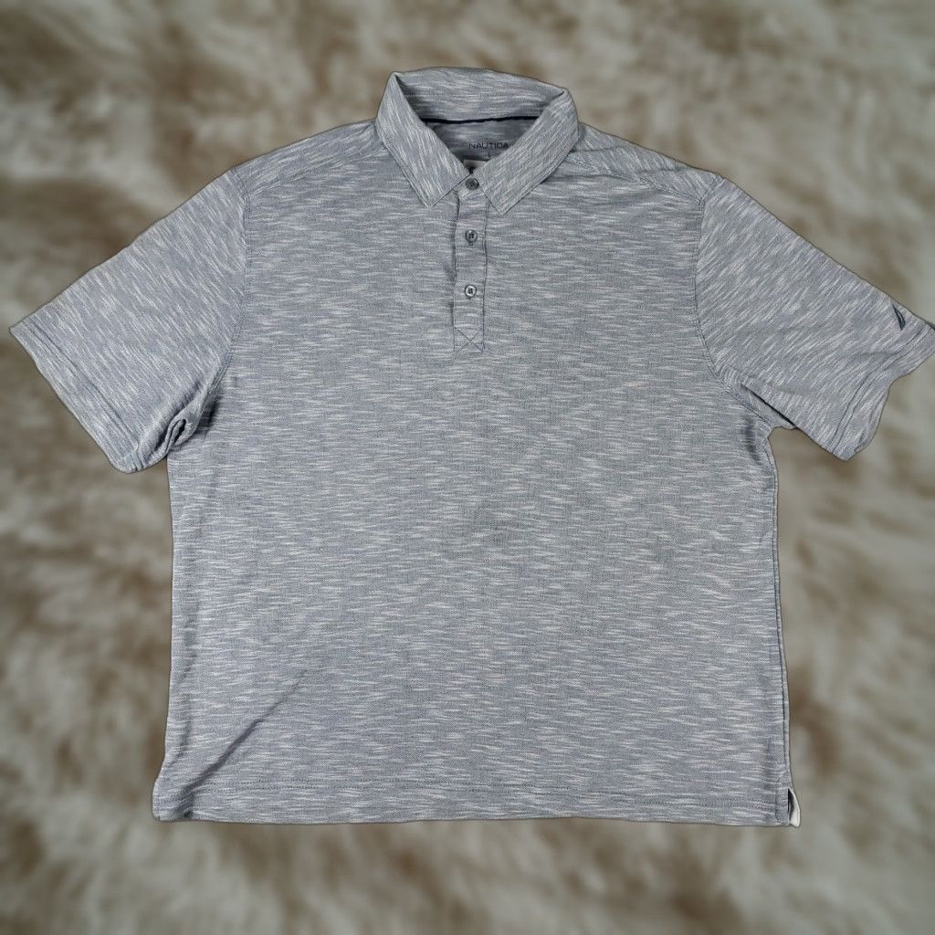 Nautica Nautica Polo Shirt Mens L Blue Solid Short Sleeve Casual Casualwear Polo Mens Large Blue Nautica Shirt Size US L / EU 52-54 / 3 - 1 Thumbnail