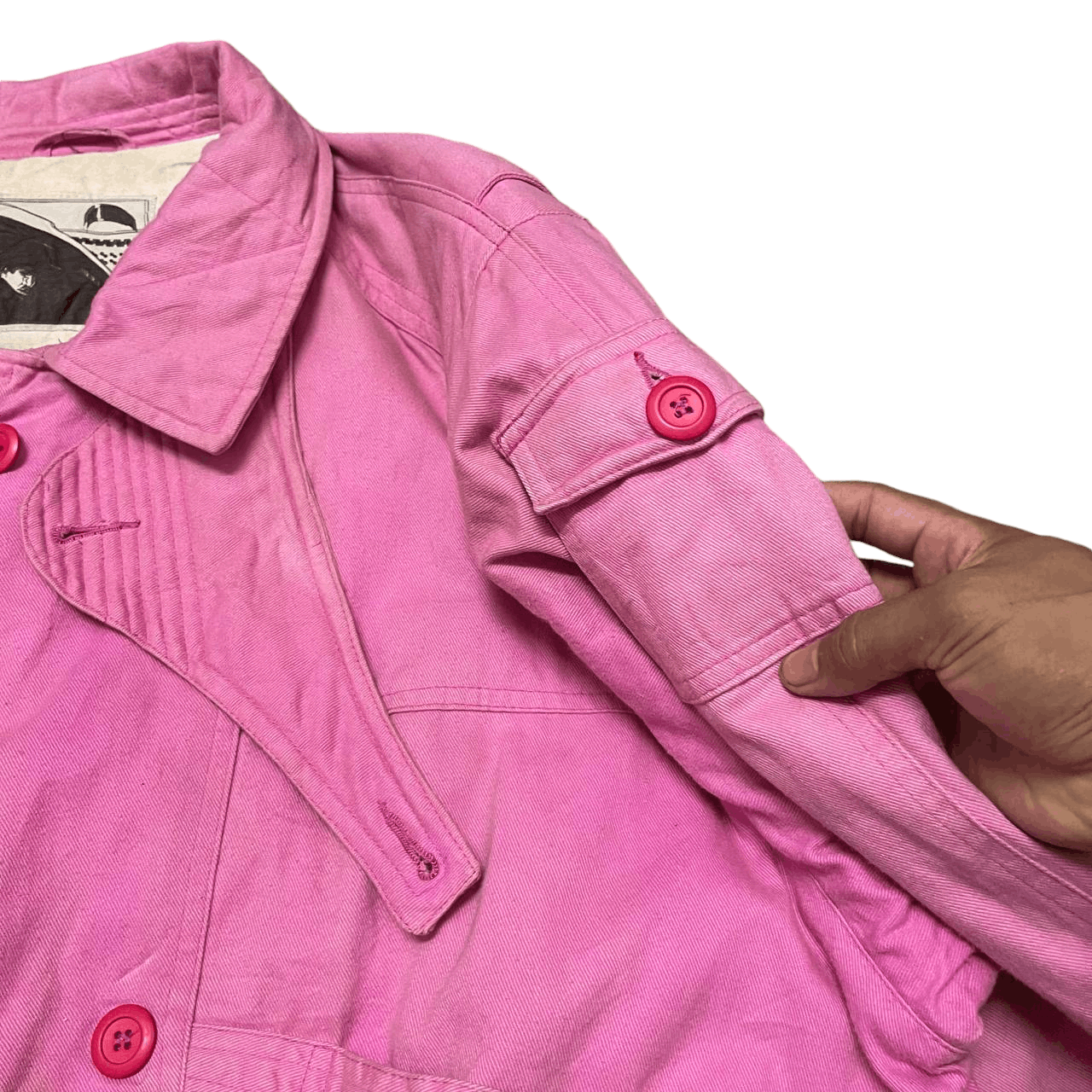 Issey Miyake Vintage Issey Miyake Inspired Bomber Style Jacket with Belt Size US L / EU 52-54 / 3 - 7 Thumbnail