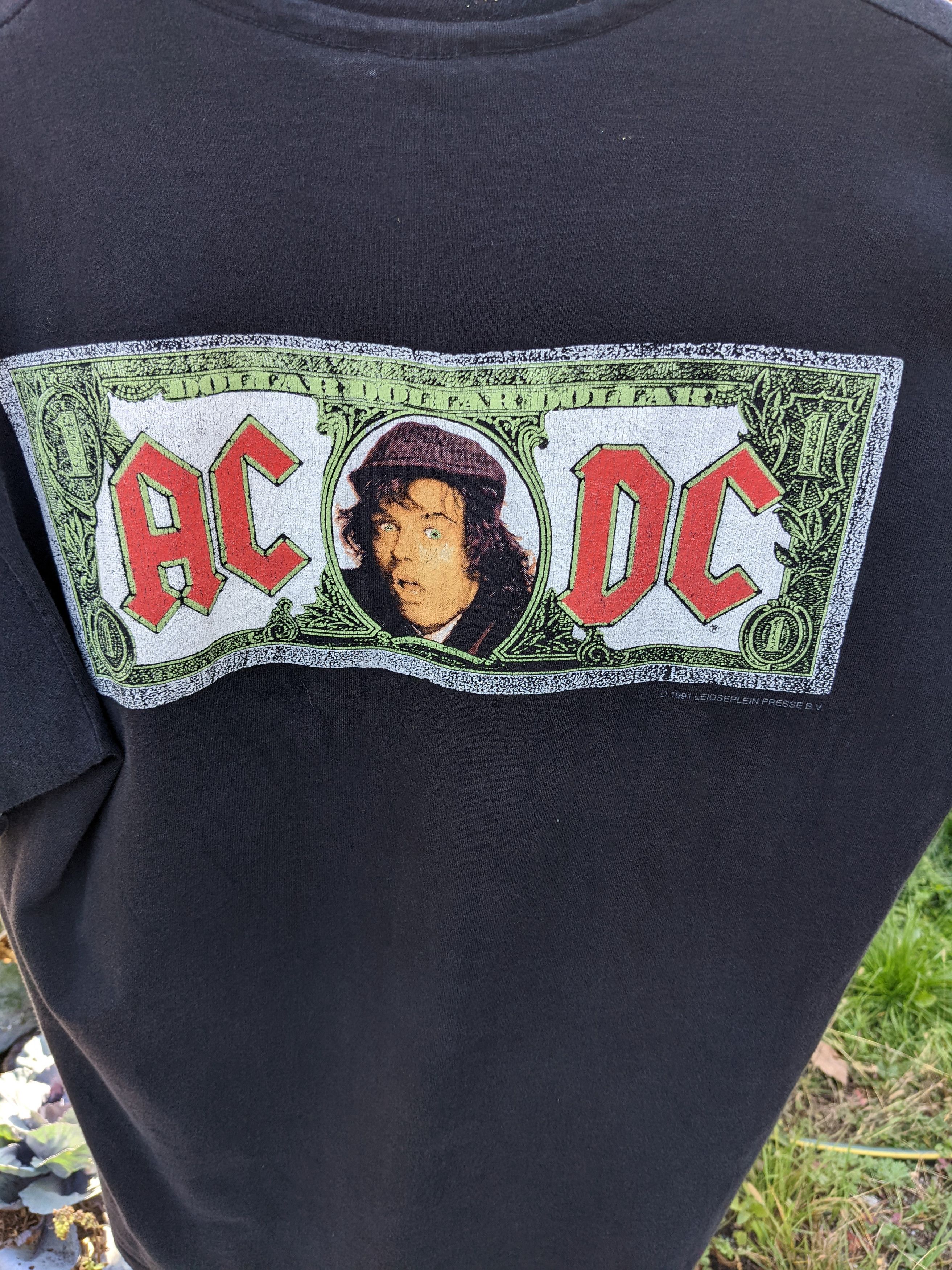 Vintage ACDC money talks tour 1991 Size US L / EU 52-54 / 3 - 3 Thumbnail