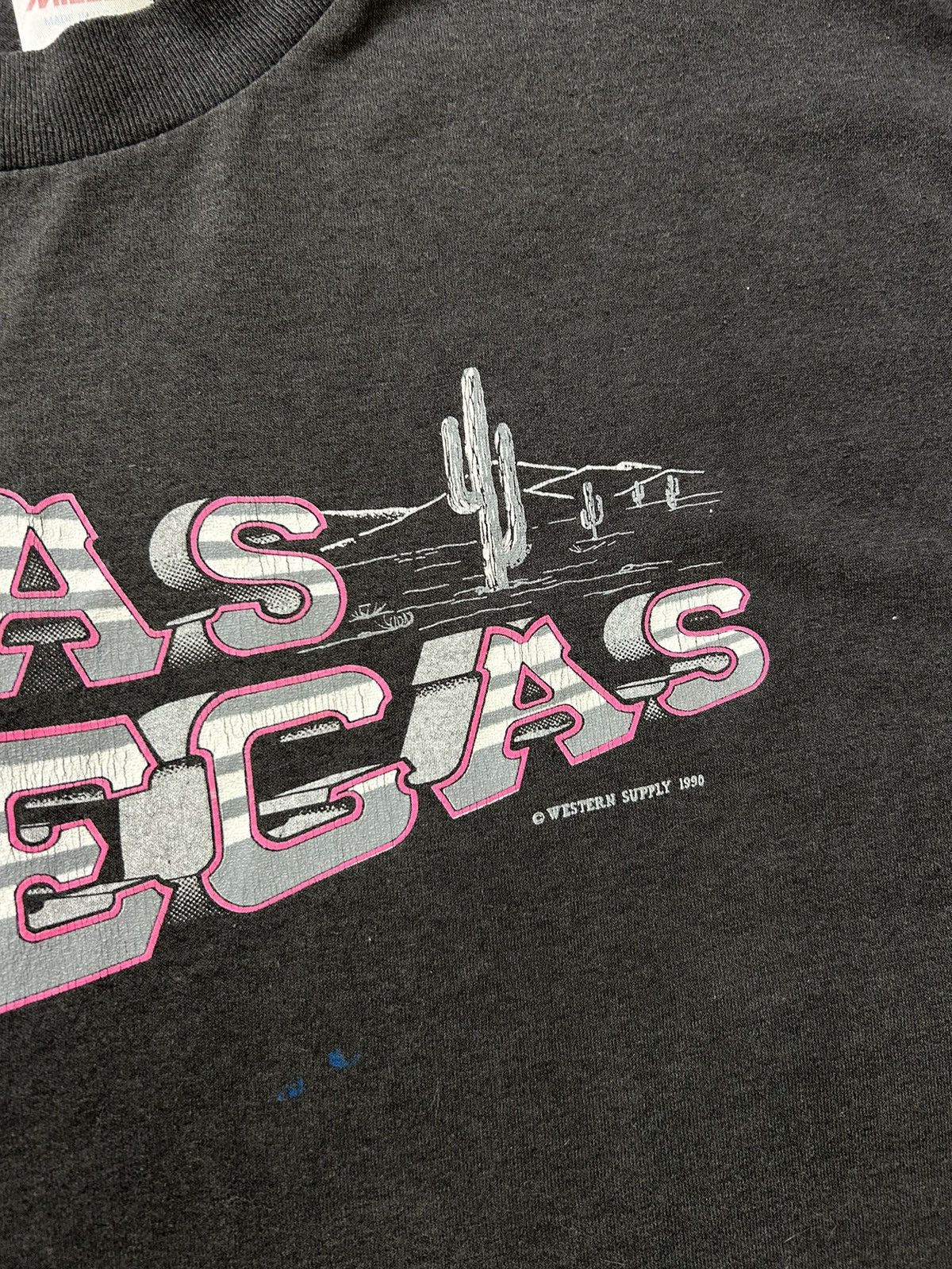 Vintage Vintage Las Vegas 1990 Made In USA American T-Shirt HYPE Y2K Size US L / EU 52-54 / 3 - 10 Thumbnail