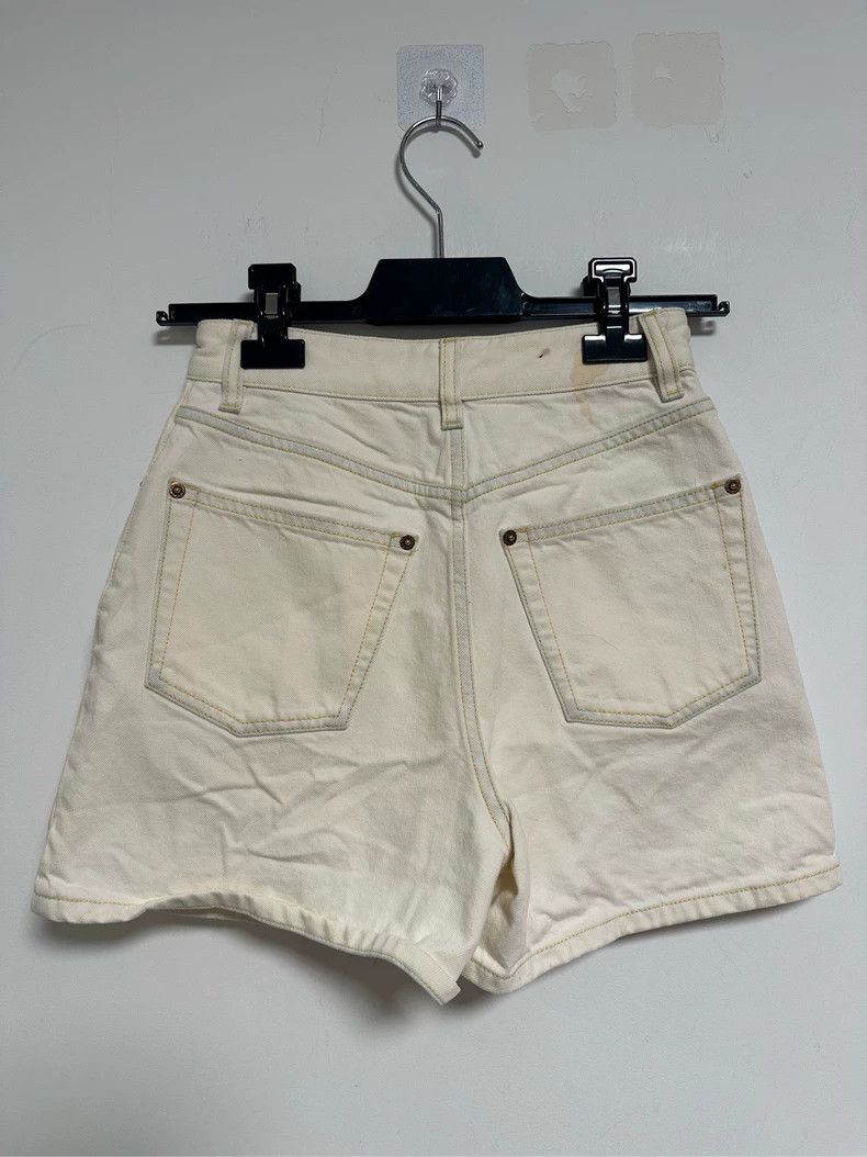 Louis Vuitton LOUIS VUITTON White denim shorts Size 33" - 2 Thumbnail