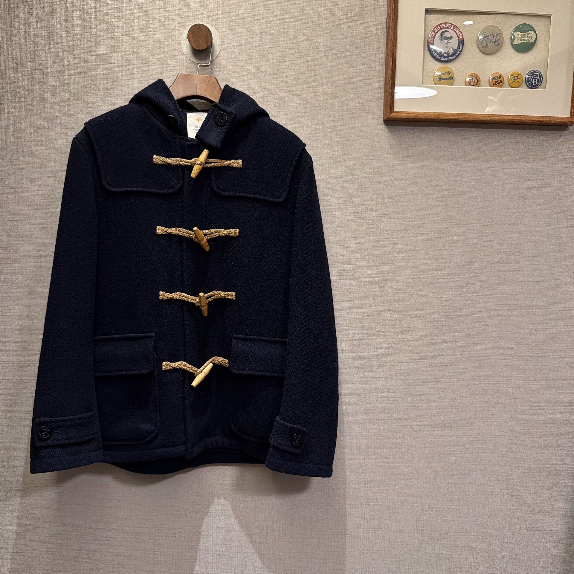 Japanese Brand Head Porter Plus Wool Coat with Hood Size US L / EU 52-54 / 3 - 1 Thumbnail