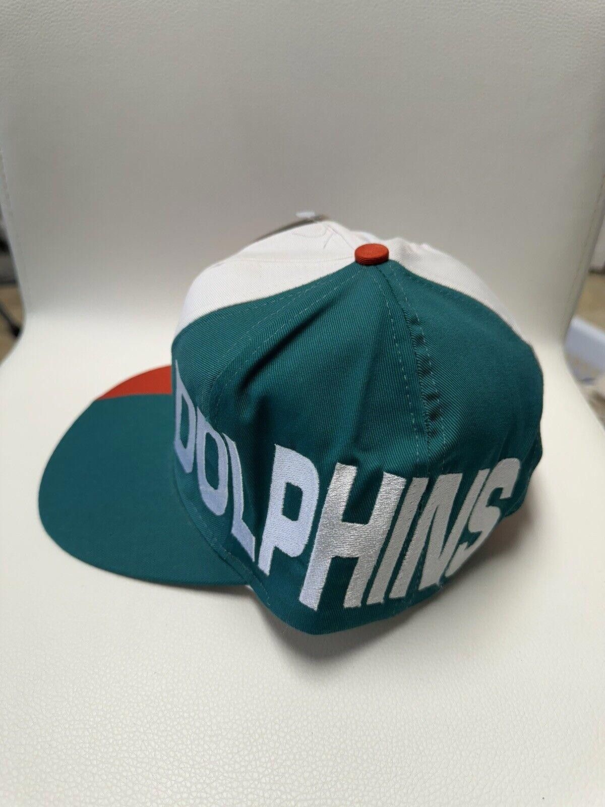 Logo 7 × NFL × Vintage Vintage NWT NFL Miami Dolphins Logo 7 SnapBack Hat Size ONE SIZE - 5 Thumbnail