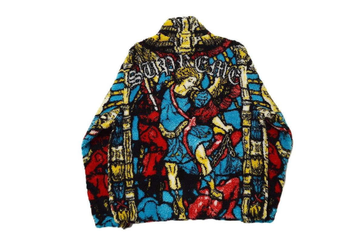 SUPREME 21SS Saint Michael Fleece Jacket Multicolor M