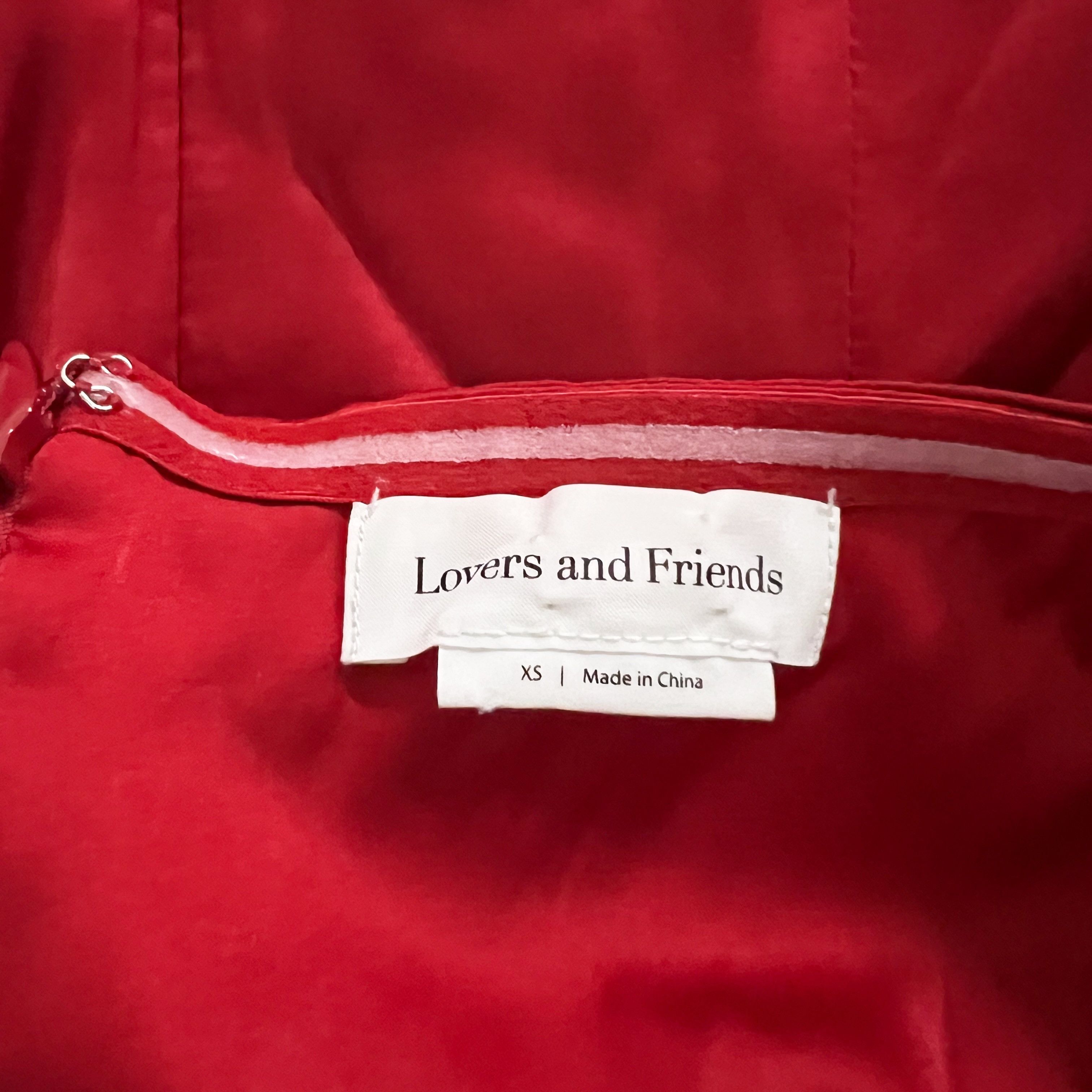 Lovers and Friends Lovers And Friends Mariam Red Satin Off Size XS / US 0-2 / IT 36-38 - 2 Thumbnail