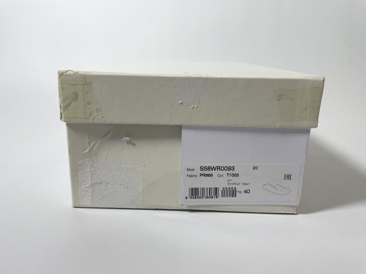 Maison Margiela S/S 21 White Leather Ballet Pump Loafers Size US 10 / IT 40 - 15 Thumbnail