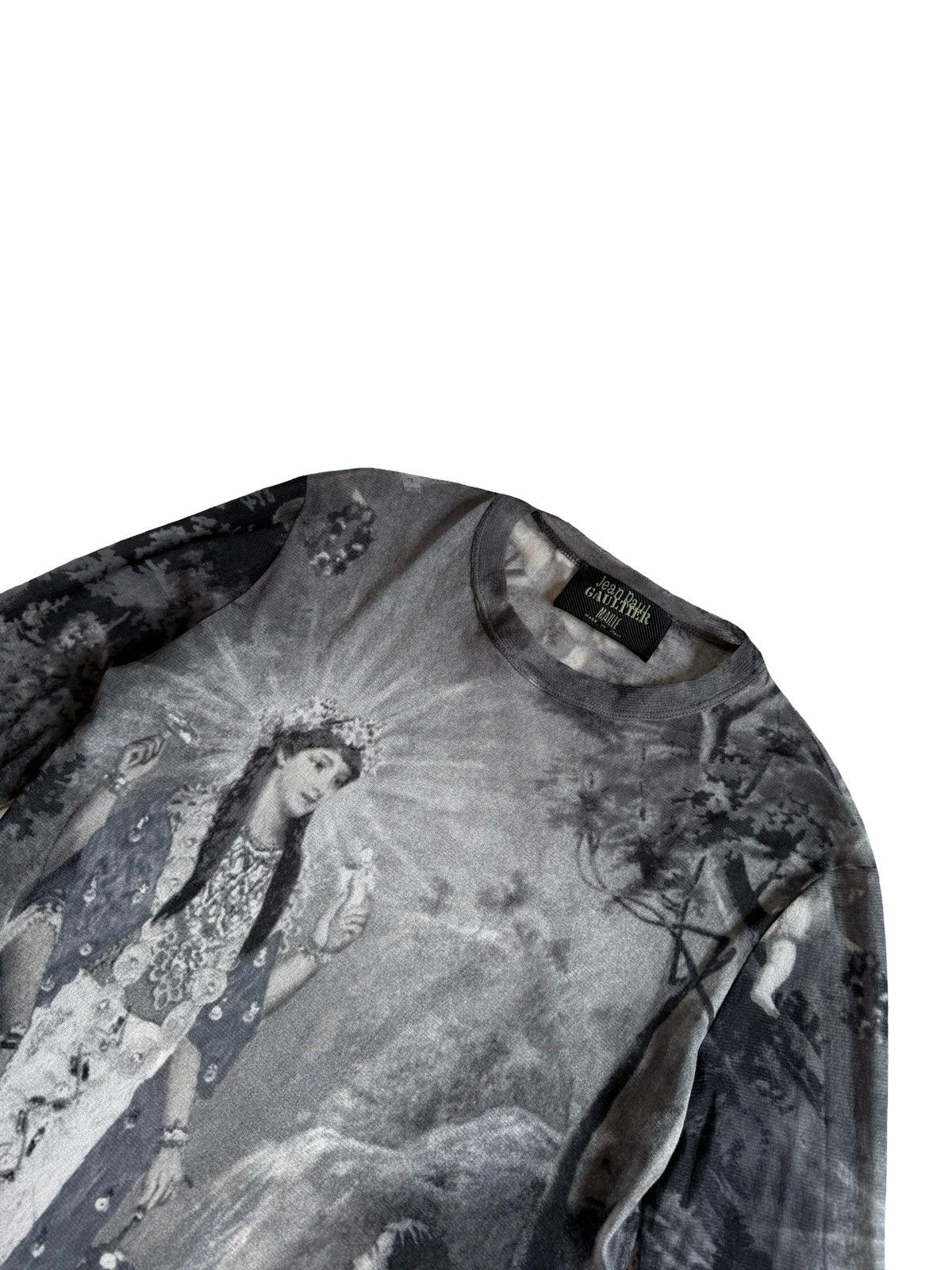 Jean Paul Gaultier Vtg S/S 1998 Jean Paul Gaultier Maile Mesh Top Hindu Goddess Size L / US 10 / IT 46 - 6 Thumbnail