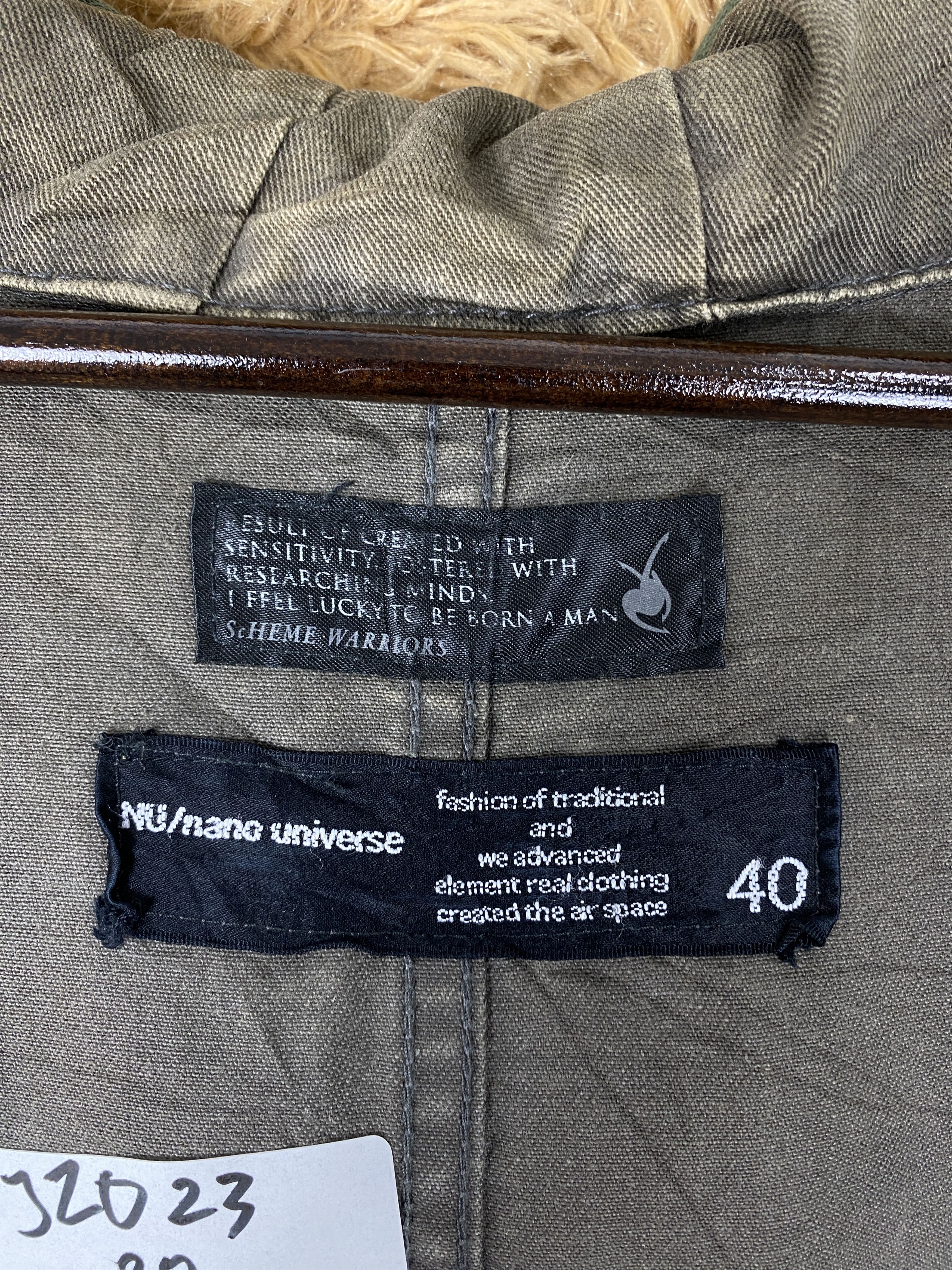 NANO universe × Vintage Vintage Nano Universe Unique Hoodie Jacket Size US S / EU 44-46 / 1 - 10 Thumbnail