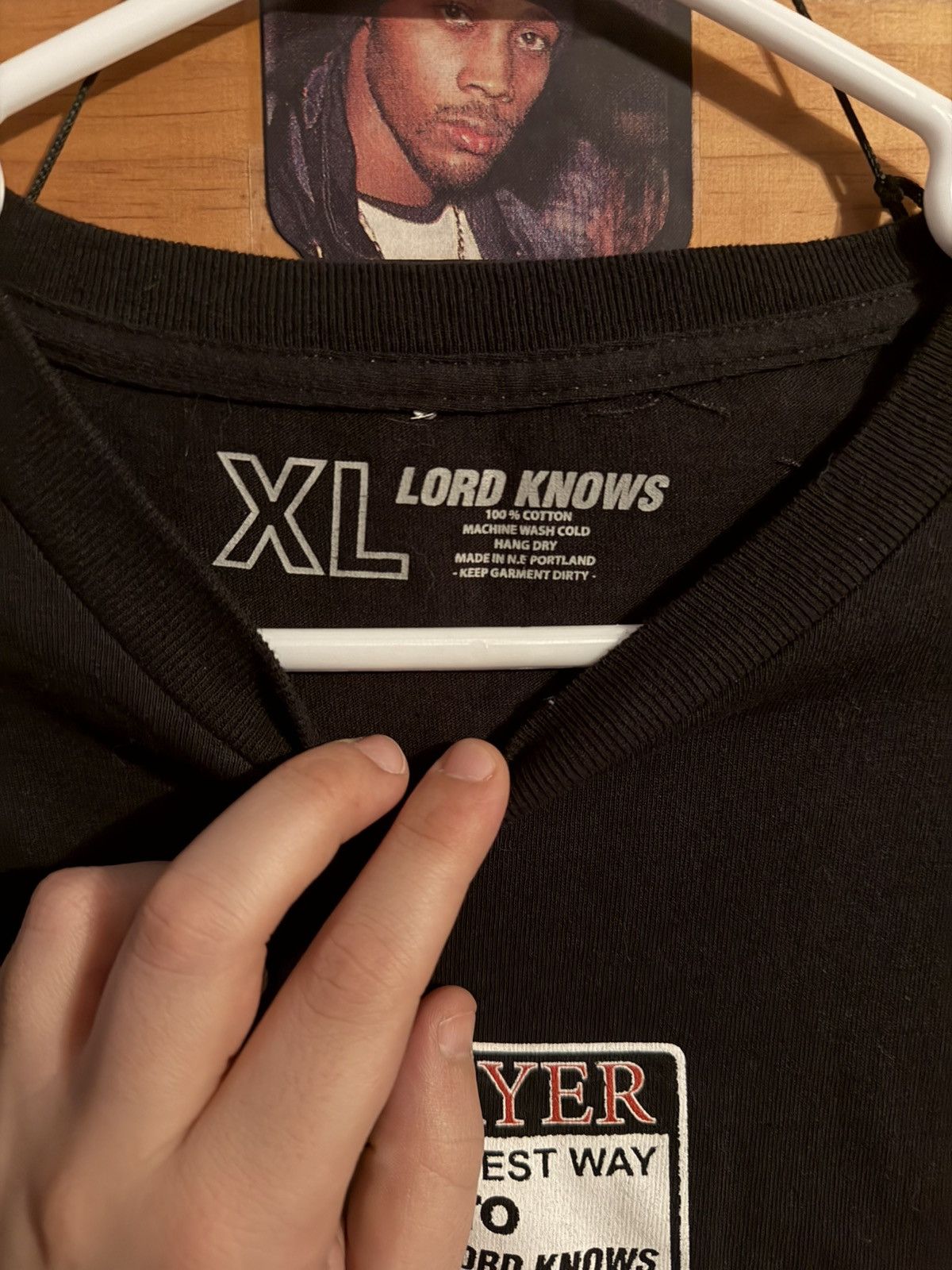 Lxrdknows Lord knows sinner tee Size US XL / EU 56 / 4 - 3 Thumbnail