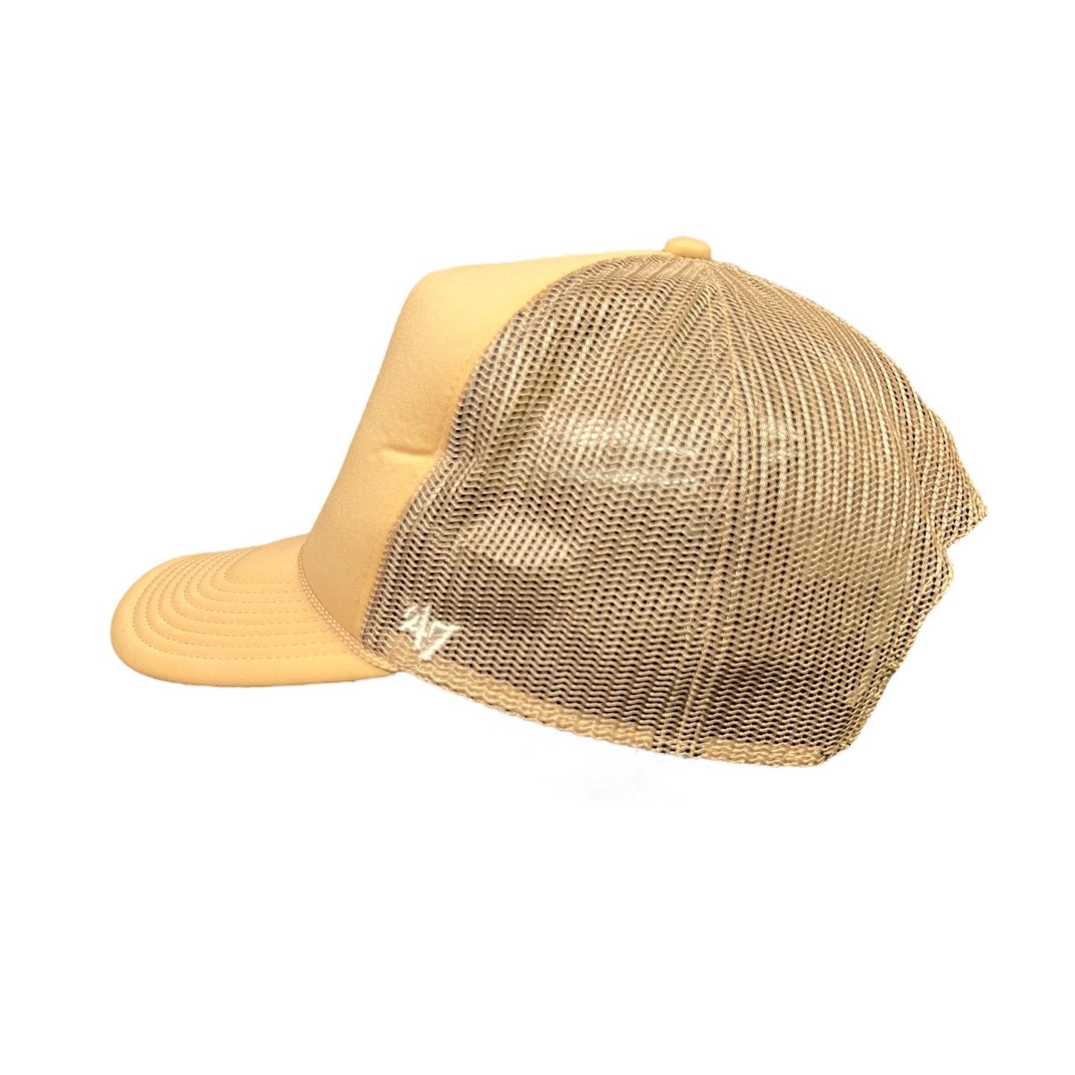 47 NY New York Yankees Beige Trucker Hat 47 Brand OSFA Size ONE SIZE - 2 Thumbnail