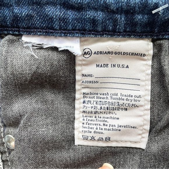 AG Adriano Goldschmied AG Jeans Dark Wash Ballad Slim Boot Cut Jeans - 32-34" Size 33" - 7 Thumbnail