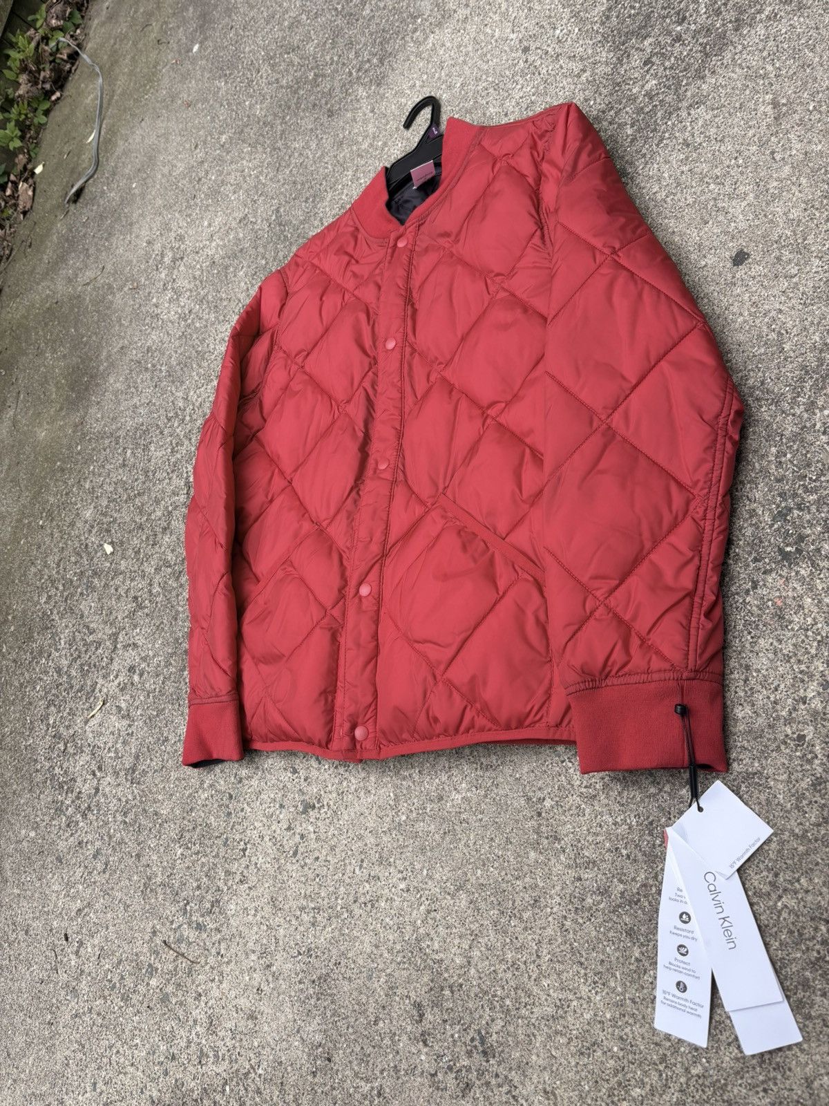 Calvin Klein Calvin Klein Reversible Quilted Bomber Jacket Size US M / EU 48-50 / 2 - 2 Thumbnail