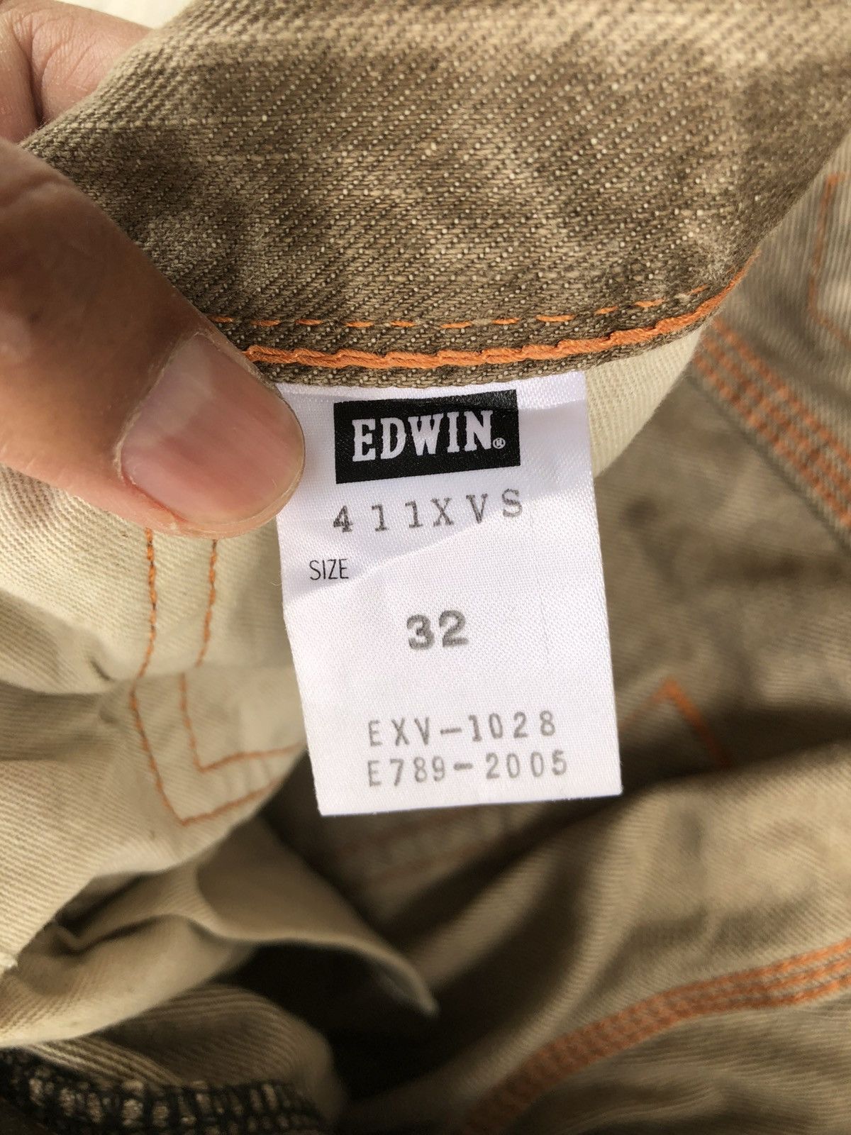 If Six Was Nine Japanese Edwin Exclusive Flared Jeans Distressed Bootcut Size US 33 - 20 Thumbnail