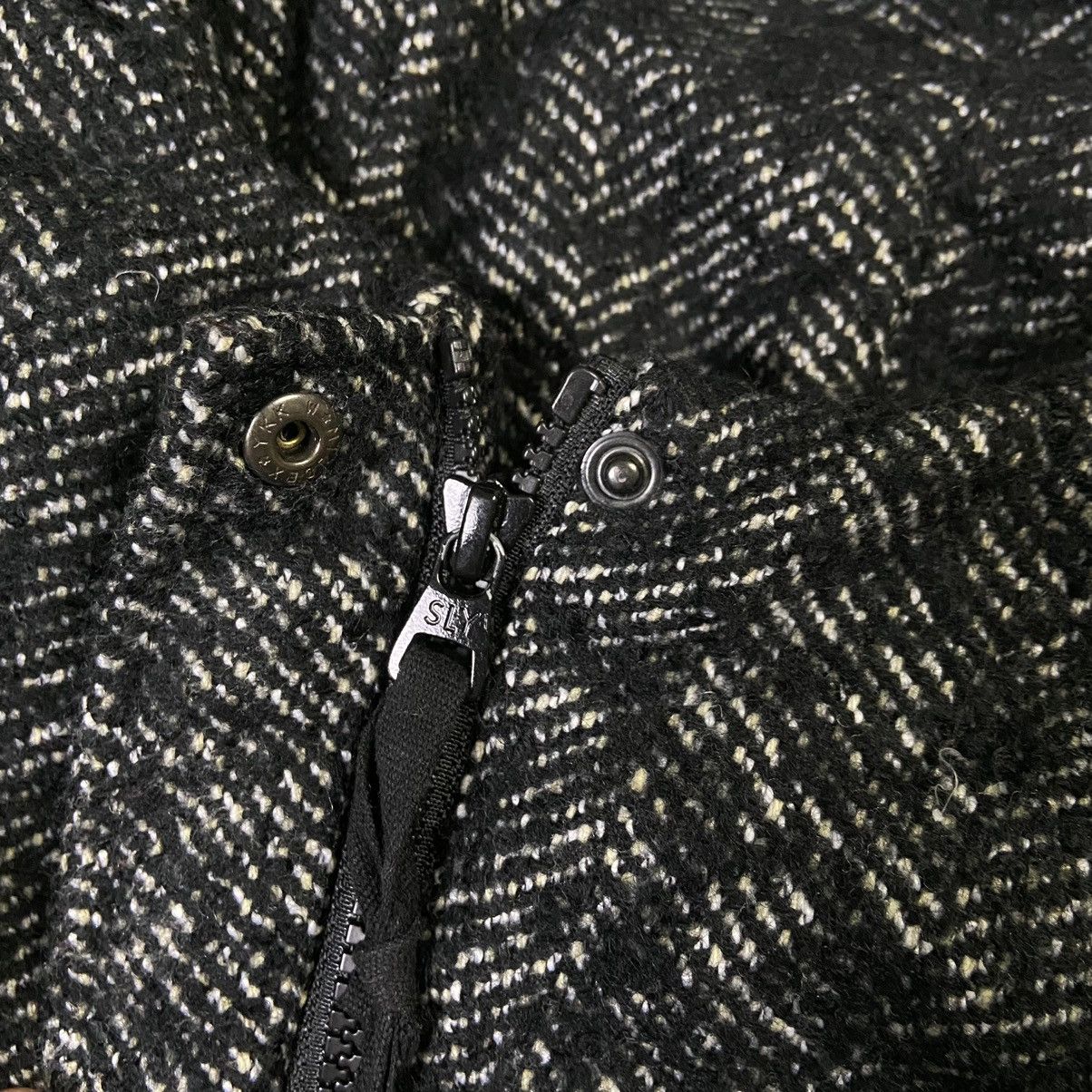 Japanese Brand SLY Japan Brand Tweed Hoodie Zip Up Size US M / EU 48-50 / 2 - 5 Thumbnail