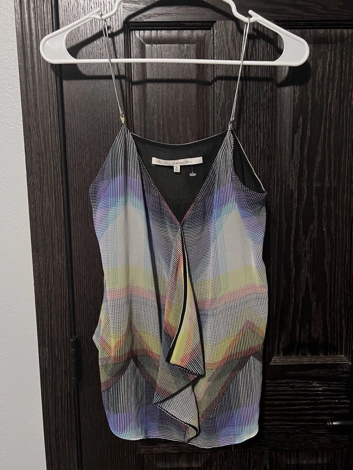 Designer RACHEL Rachel Roy Printed Tank Top Metal Straps Size M Y2K Size M / US 6-8 / IT 42-44 - 6 Thumbnail