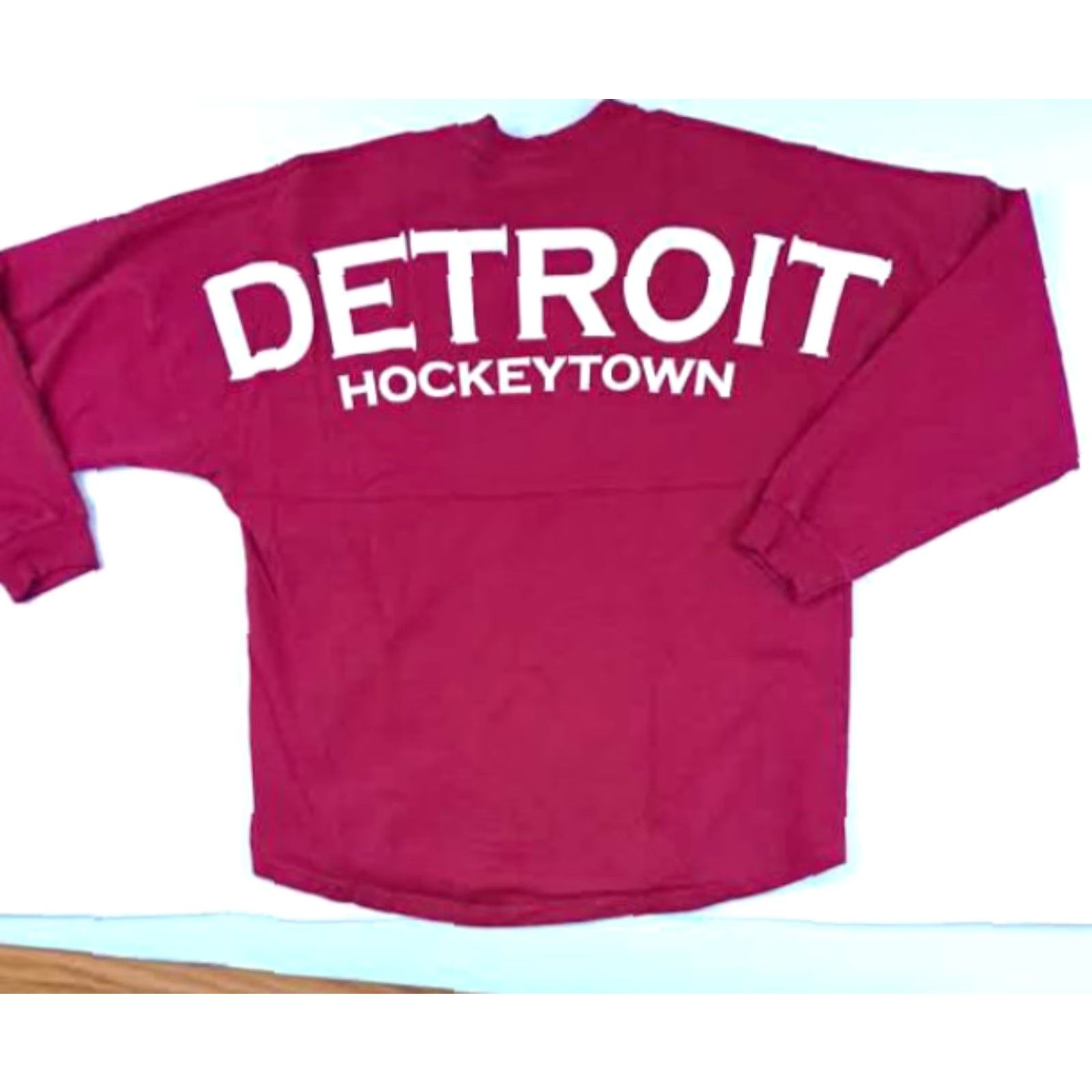 ESPIRIT VINTAGE Detroit Red Wings Hockeytown Heavy-Duty Jersey T-Shirt LG Spirit Size US L / EU 52-54 / 3 - 5 Thumbnail