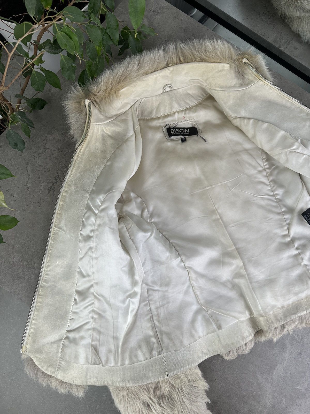 Japanese Brand Vintage Fur Leather Jacket Size XS / US 0-2 / IT 36-38 - 11 Thumbnail