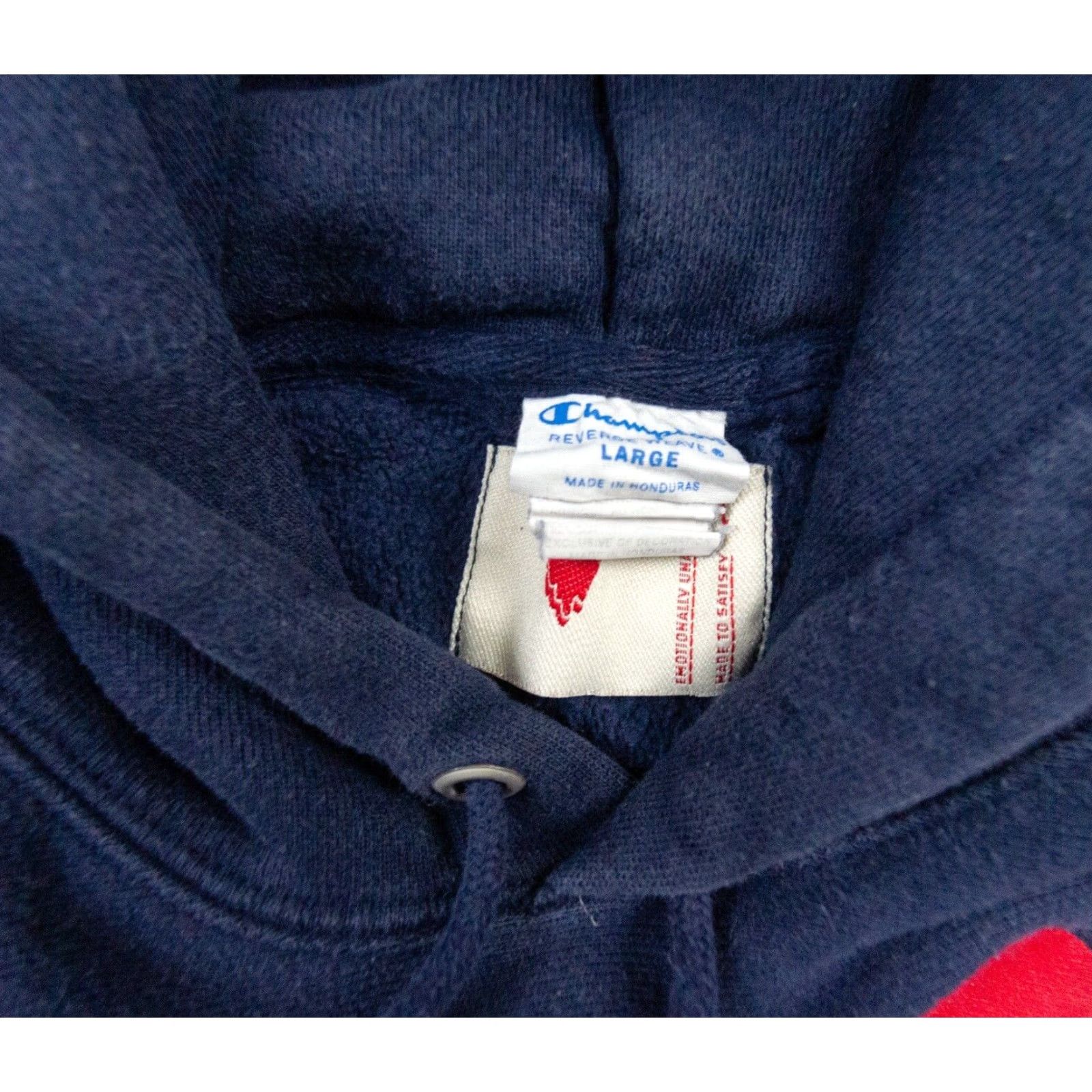 Emotionally Unavailable Emotionally Unavailable Hoodie Champion Reverse Weave Adult Large Blue Pullover Fleece Mens Size US L / EU 52-54 / 3 - 5 Thumbnail