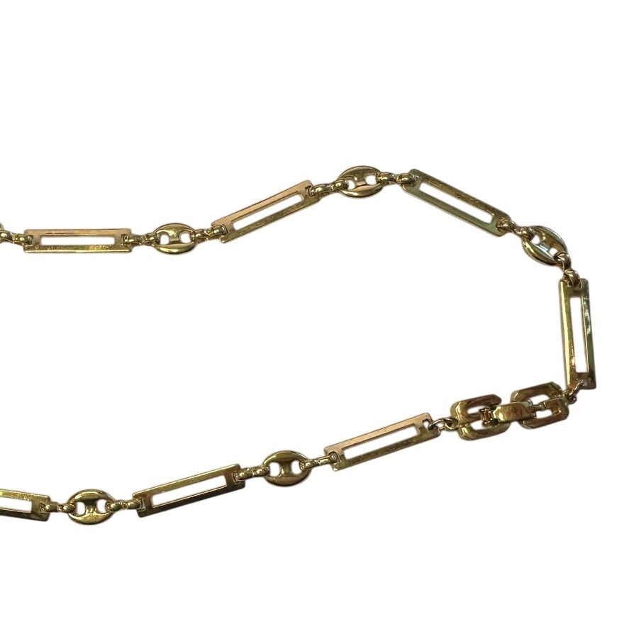 Givenchy Givenchy Necklace with Unique Flat Rectangle Links Size ONE SIZE - 8 Thumbnail