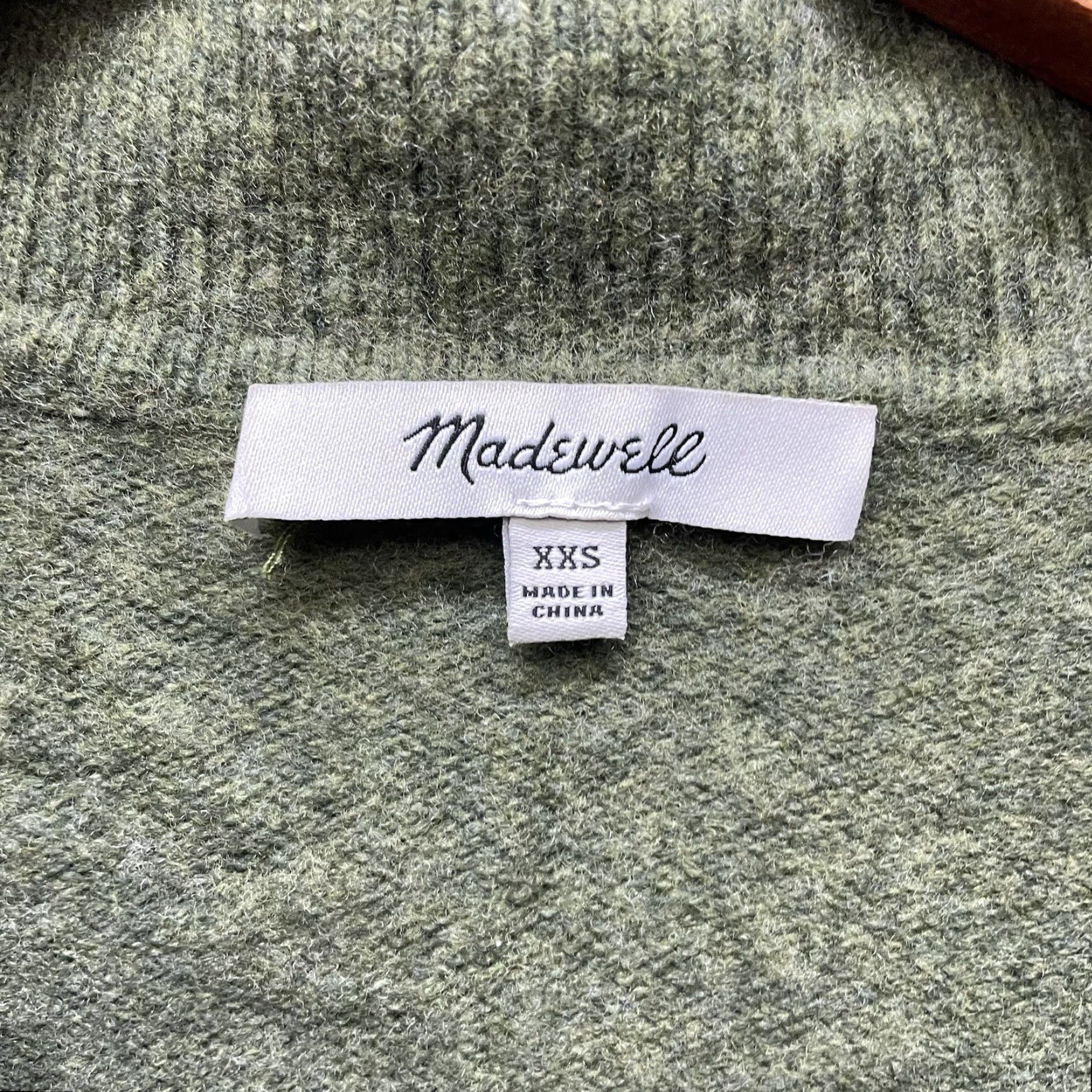 Madewell VINTAGE MadeWell green wool sweater Womens Size XXS Size XXS / US 00 / IT 34 - 4 Thumbnail