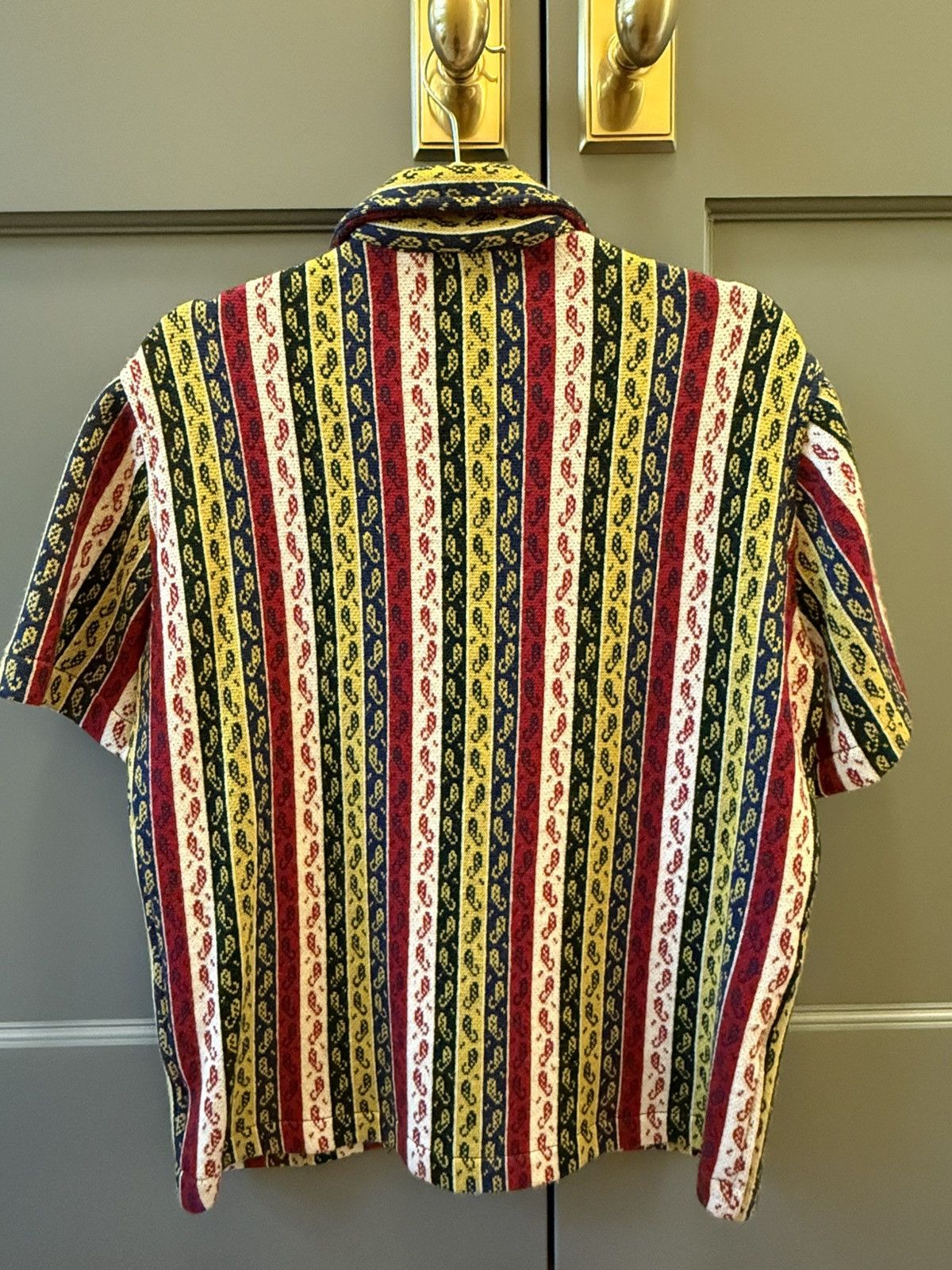 Bode Bode Short Sleeve XS/S Jacquard Pattern Shirt Size US S / EU 44-46 / 1 - 2 Thumbnail