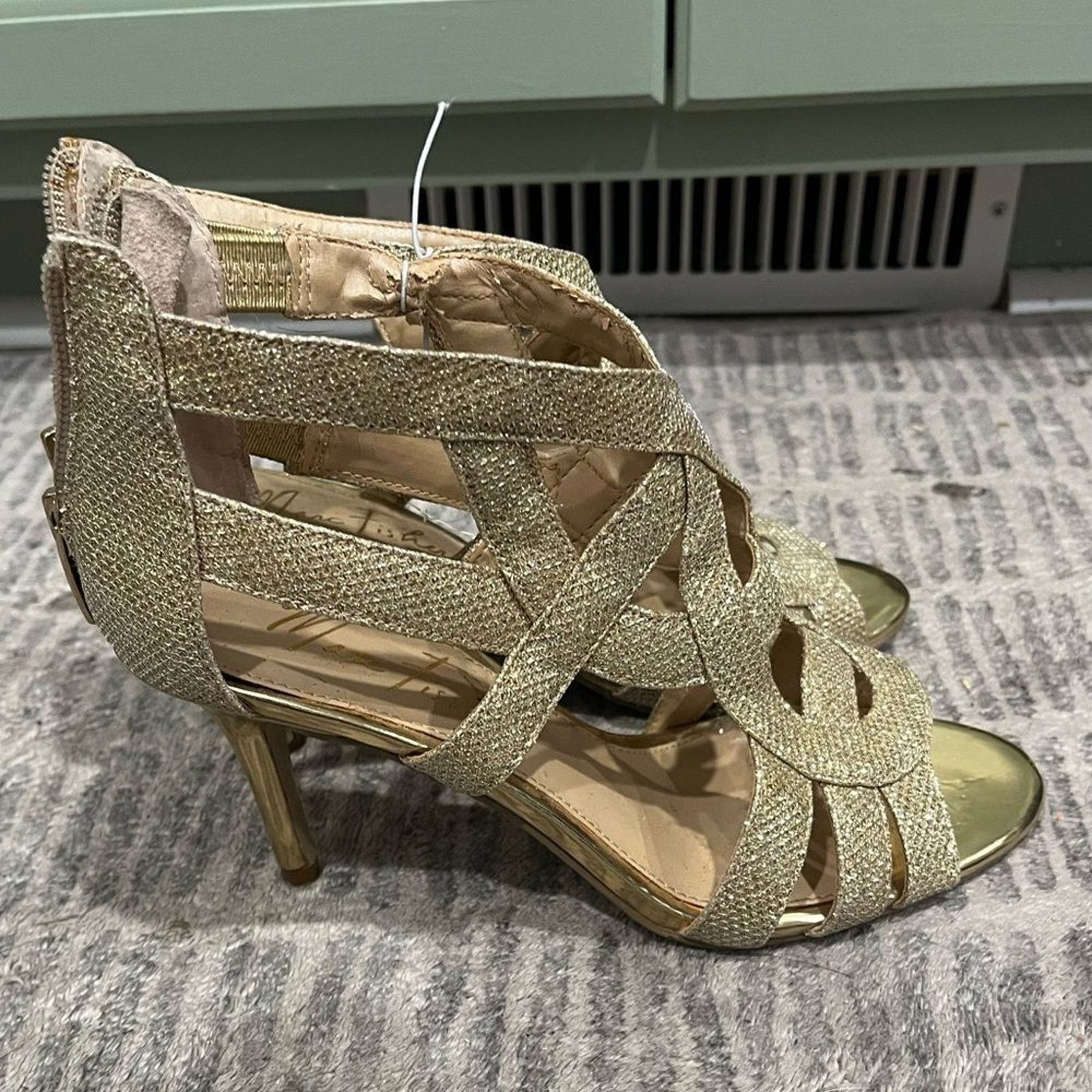 Marc Fisher Marc Fisher Nala Mid Heel Evening Sandals Criss Cross Size US 6.5 / IT 36.5 - 6 Thumbnail