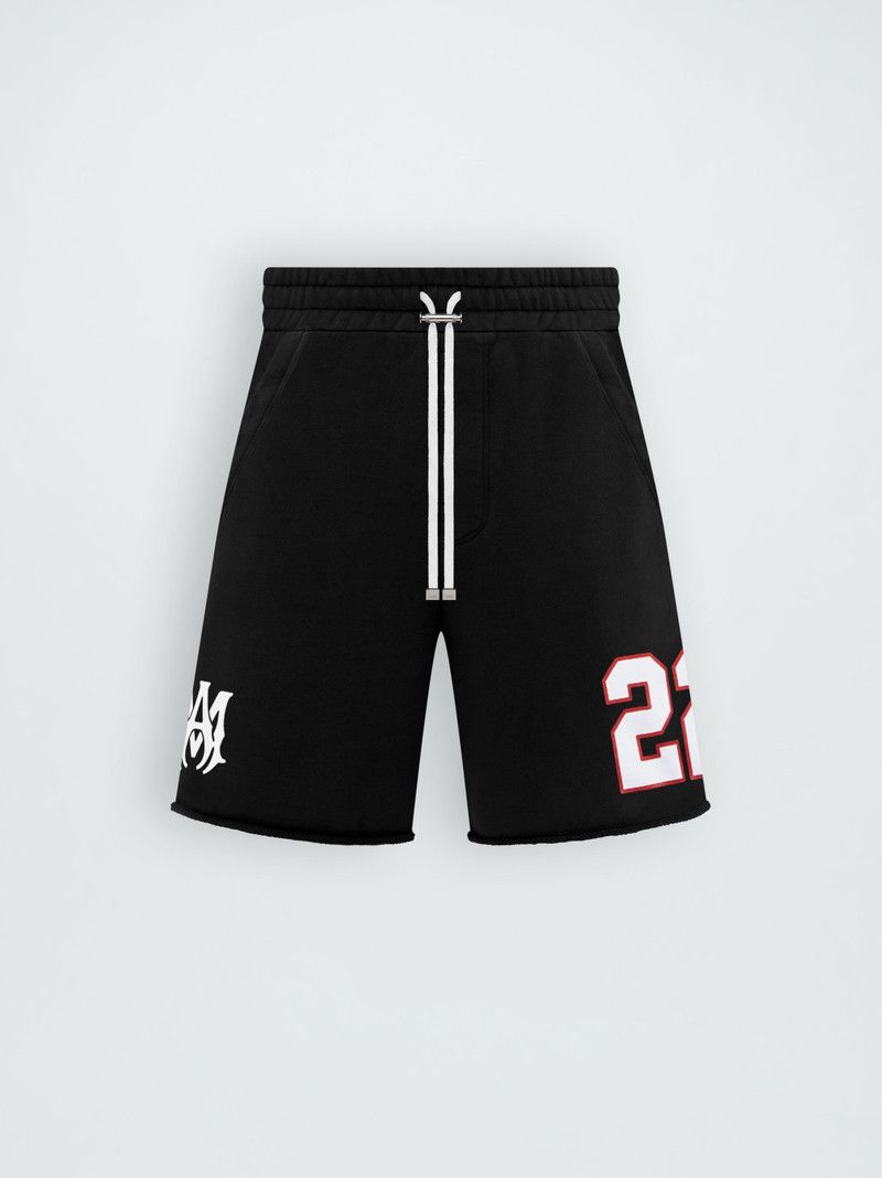 Amiri o1gr1nt0426 Oversized 22 Football Short in Black Size US 40 / EU 56 - 1 Thumbnail