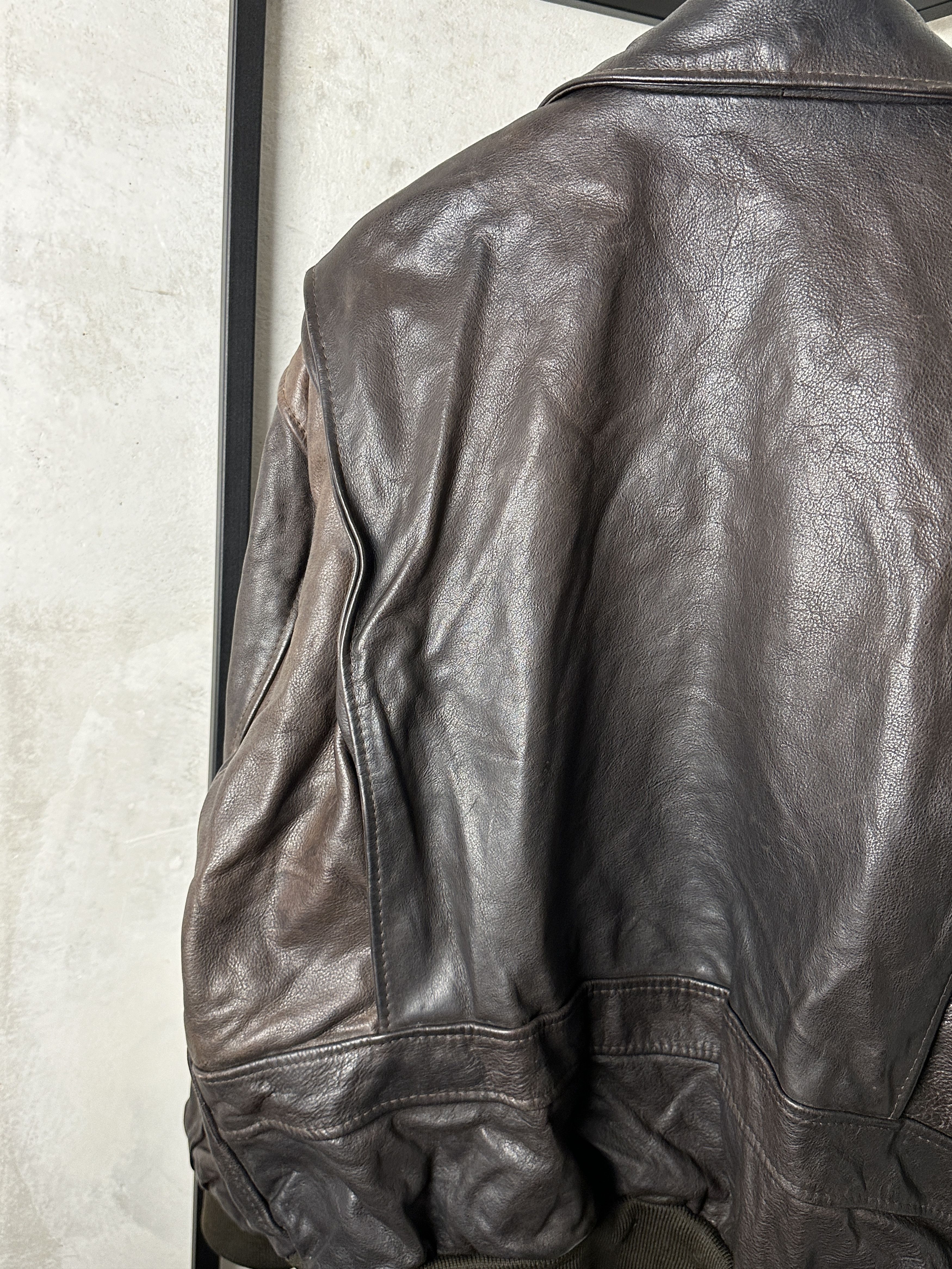 Genuine Leather Police Genuine Leather Chocolate Black Jacket Size US L / EU 52-54 / 3 - 15 Thumbnail