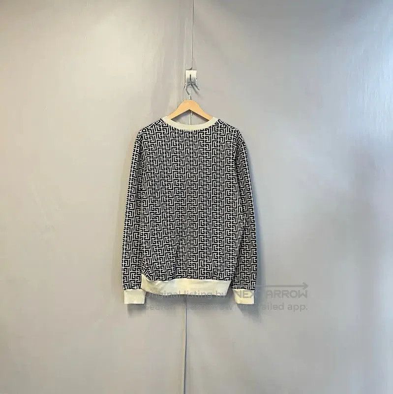 Balmain Balmain Men's White Cotton Sweatshirt . Size US M / EU 48-50 / 2 - 2 Thumbnail